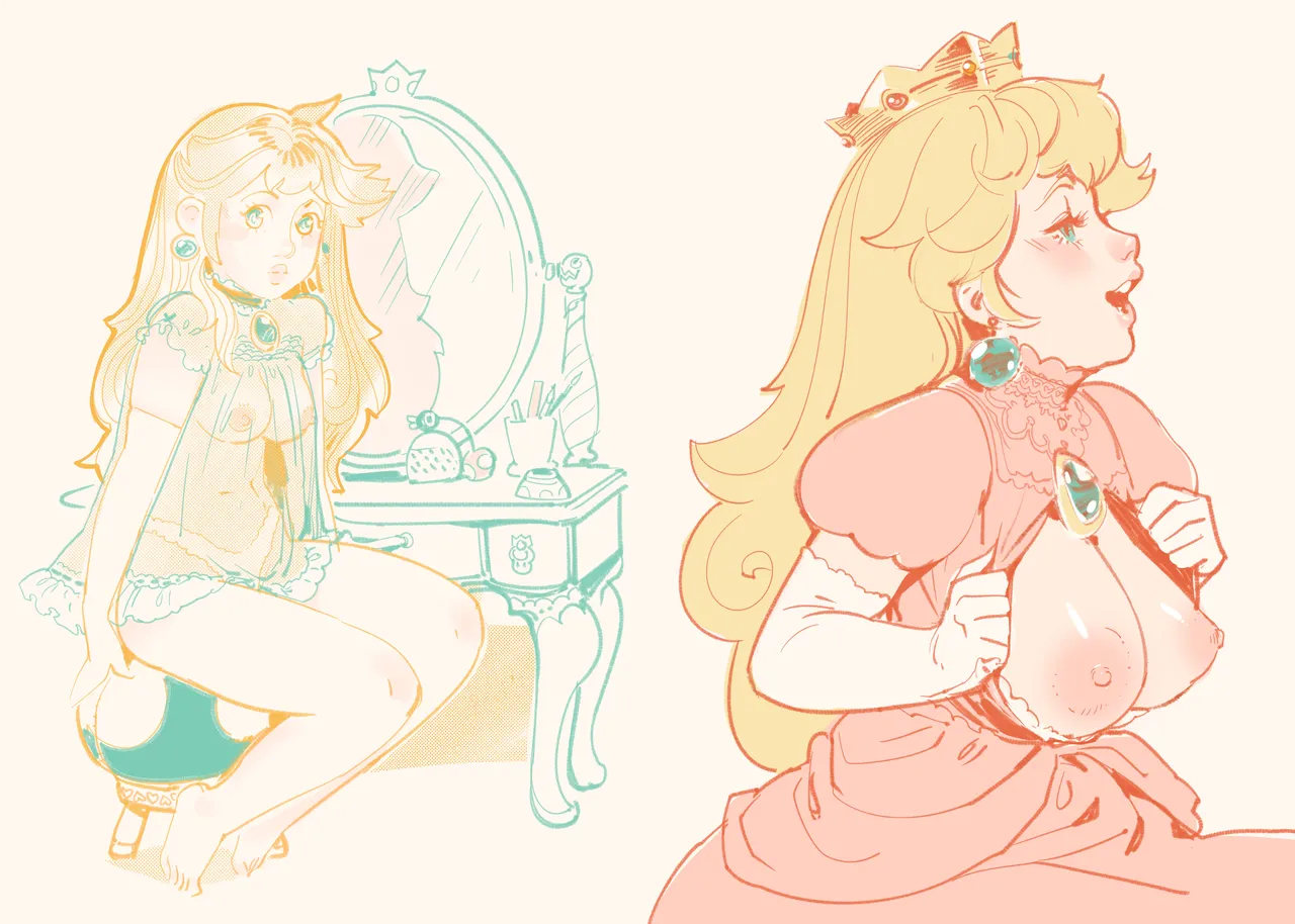 Peaches Art Zine page 8 full