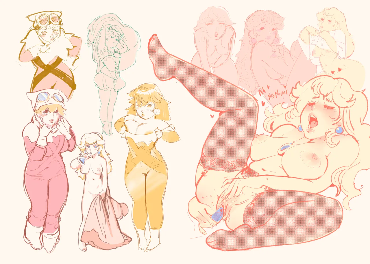 Peaches Art Zine page 9 full