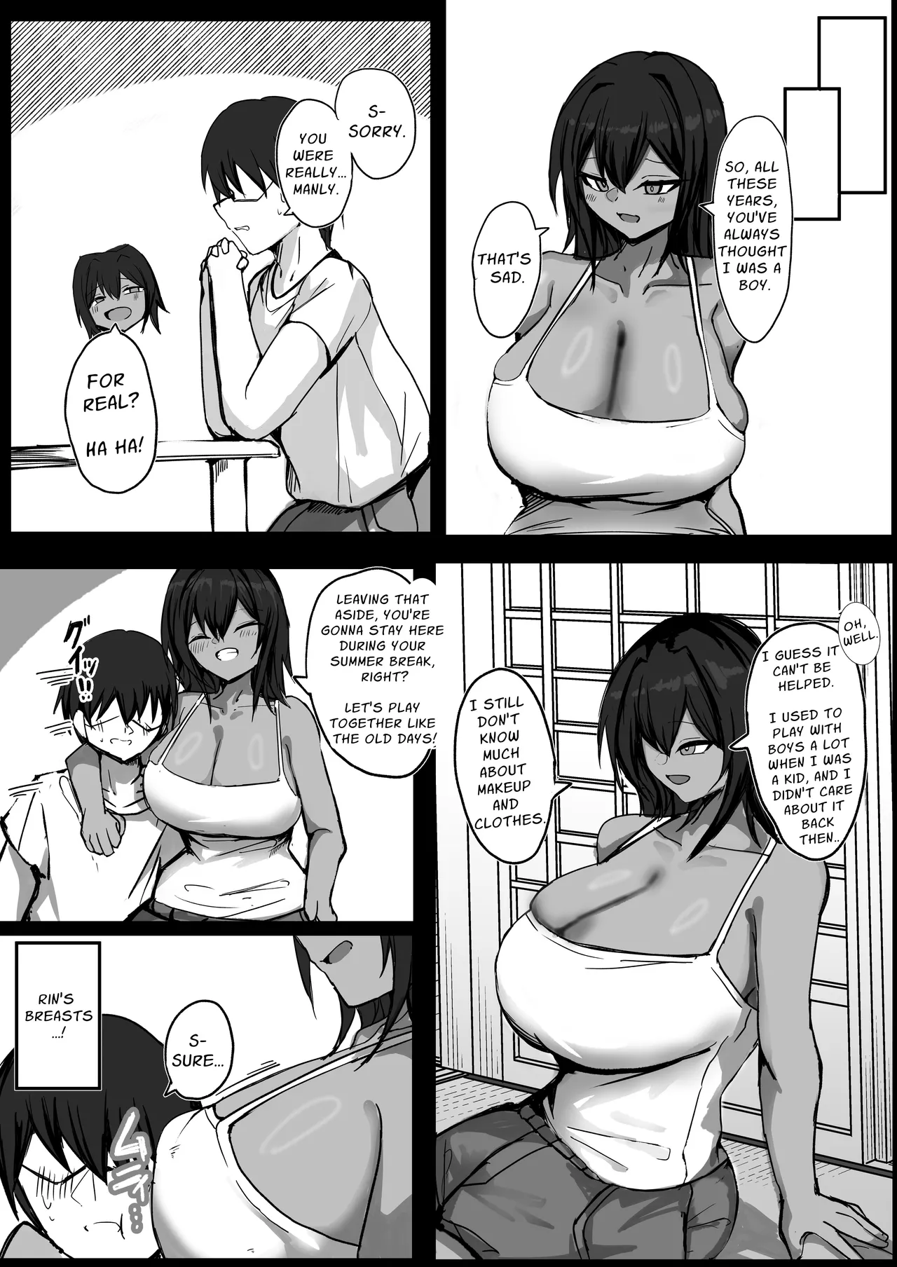 Sex With My Tanned Busty Friend Who I Used To Think Was A Guy page 6 full