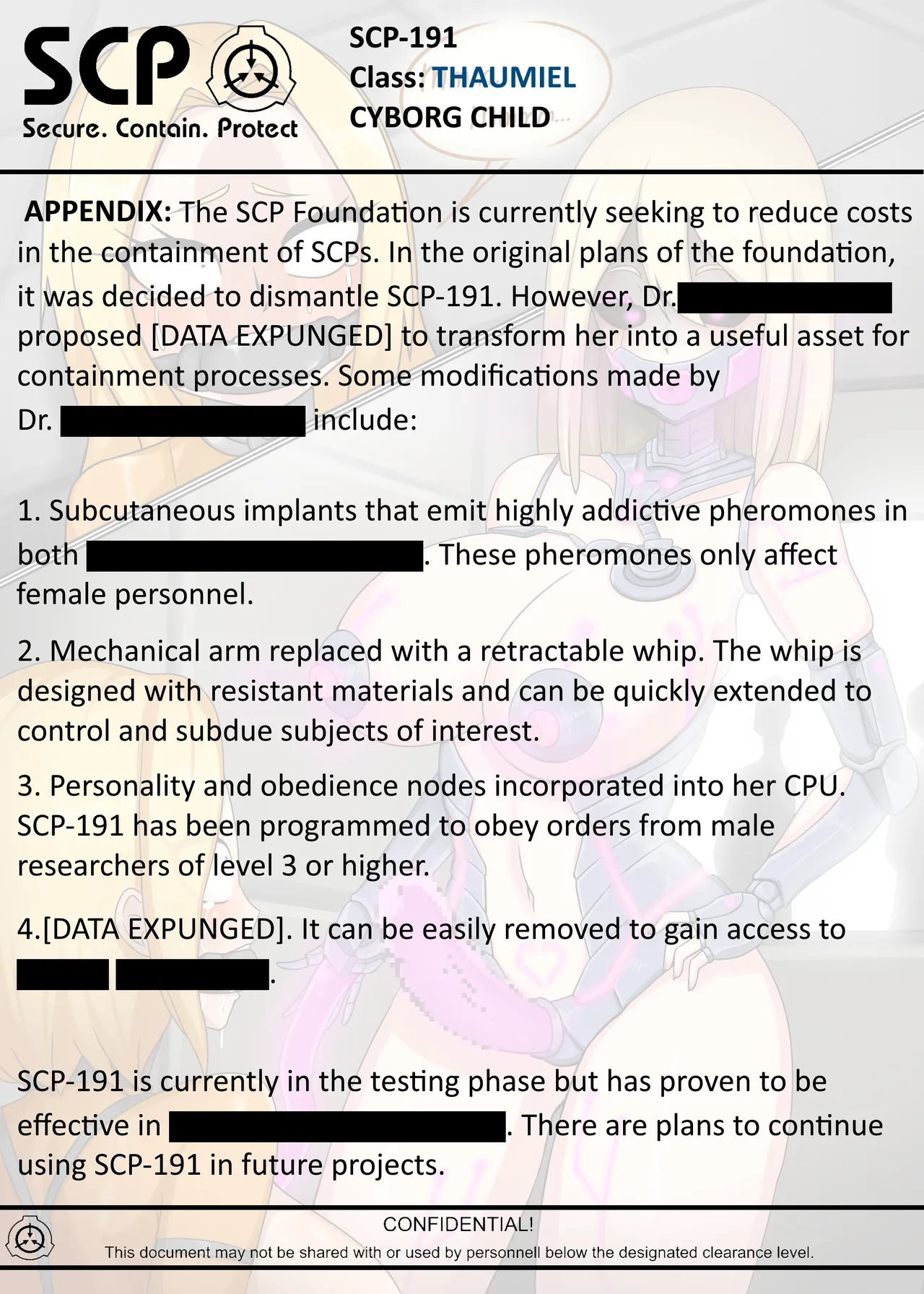 SCP-191 CYBORG CHILD page 7 full