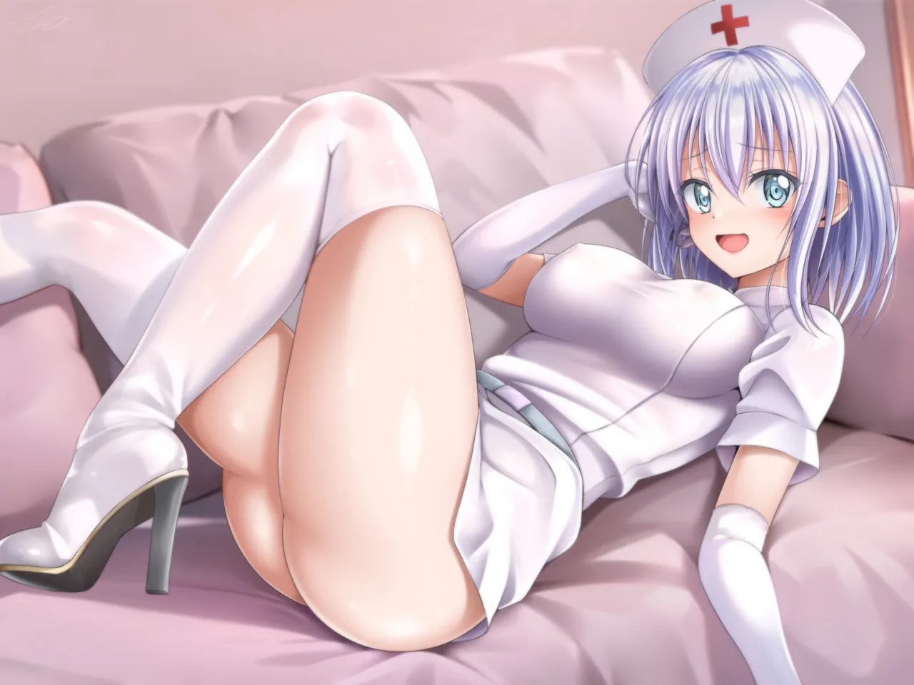 バンドリ倉田ましろ ナース服 一枚絵 page 3 full