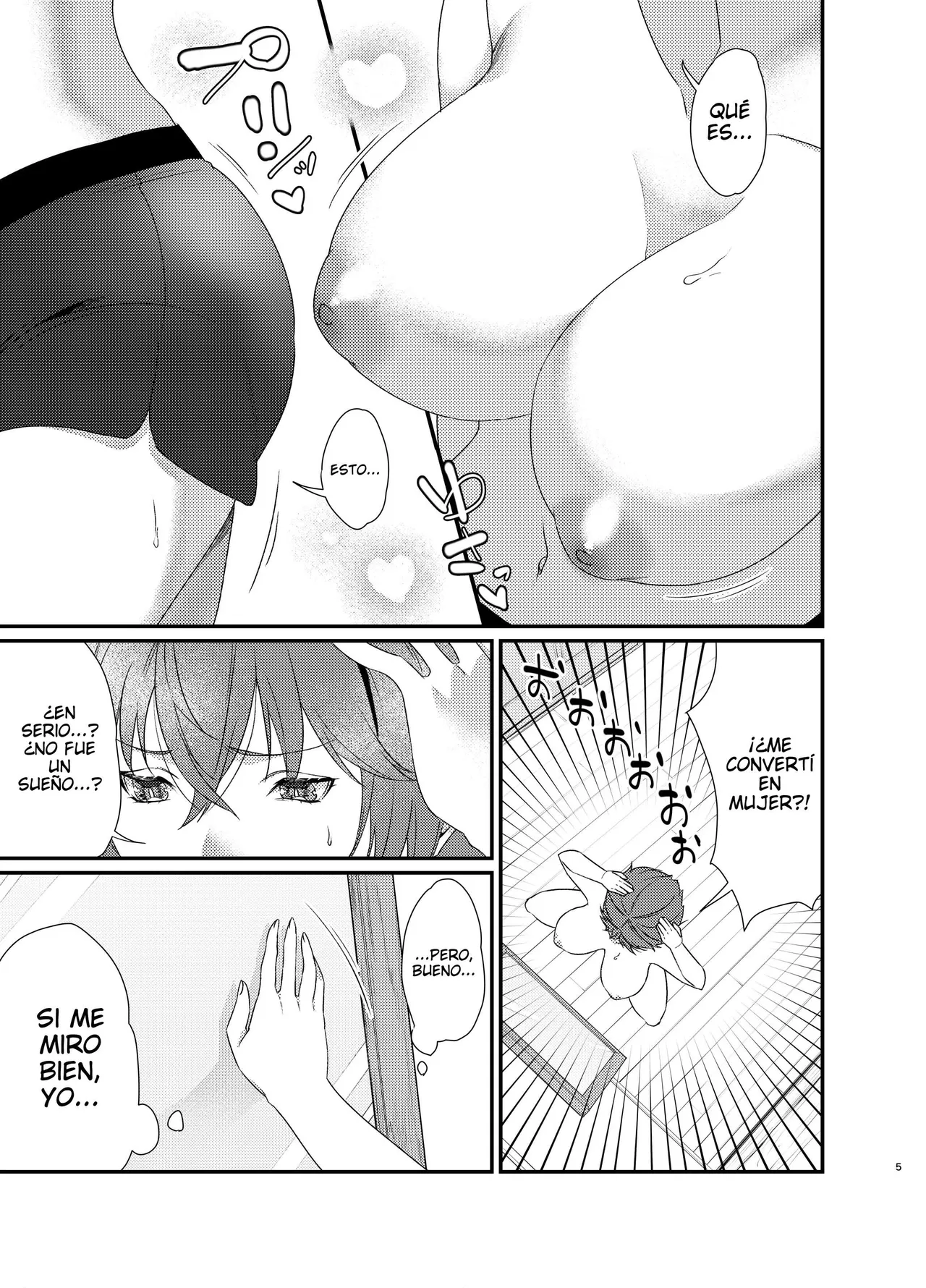 Yutaka-kun to! -Onna ni Natta Ore ga Osananajimi ni Dakareta Hanashi-｜¡Con Yutaka-kun! -La Historia de Cómo Me Convertí en Mujer y Me Cogí a Mi Amigo de la Infancia- page 6 full