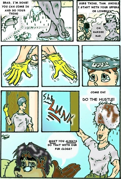 Fur Will Fly written by Brian Daniel &amp; illustrated by Misty Caldwell page 8 full
