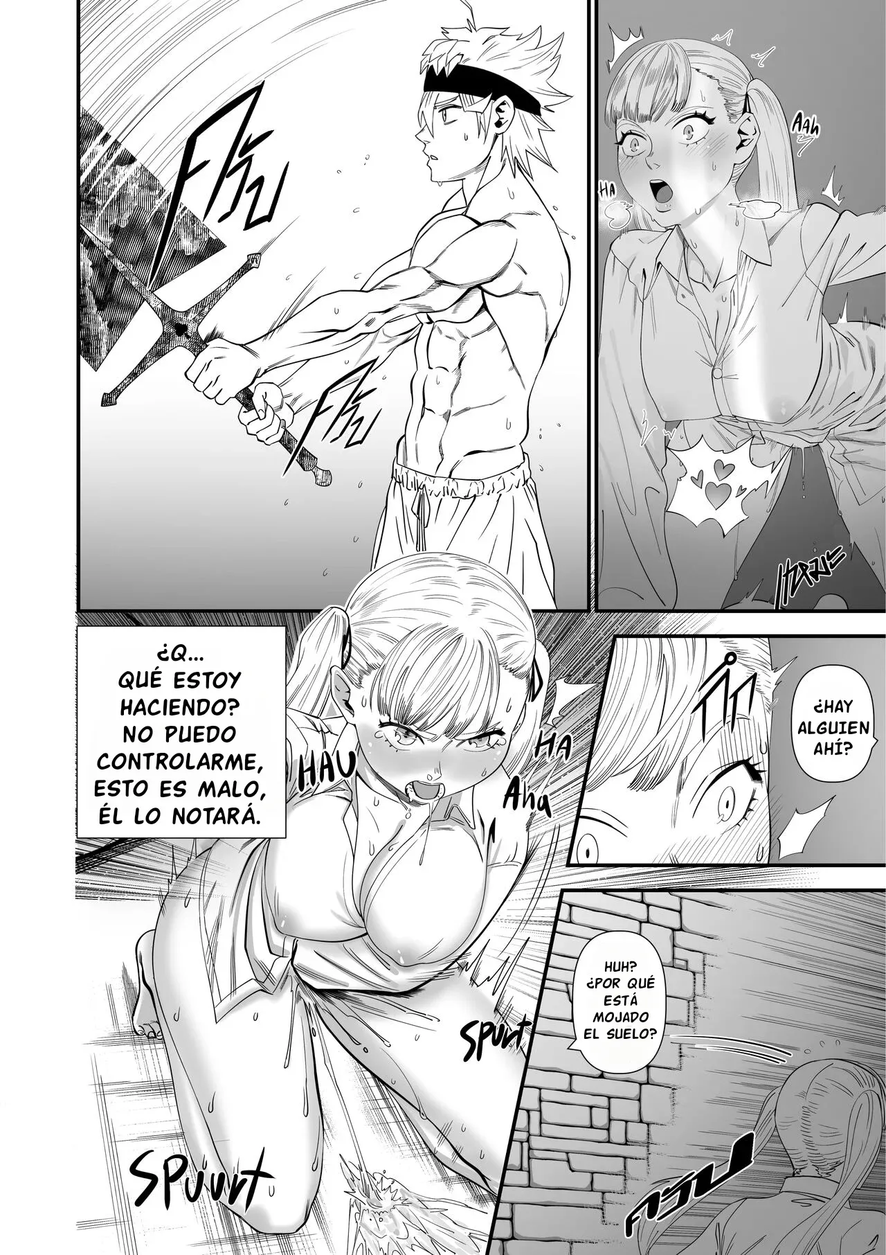 Black CLover Doujin | BLACK CLOVER ~Entrenando con Noelle~ page 4 full