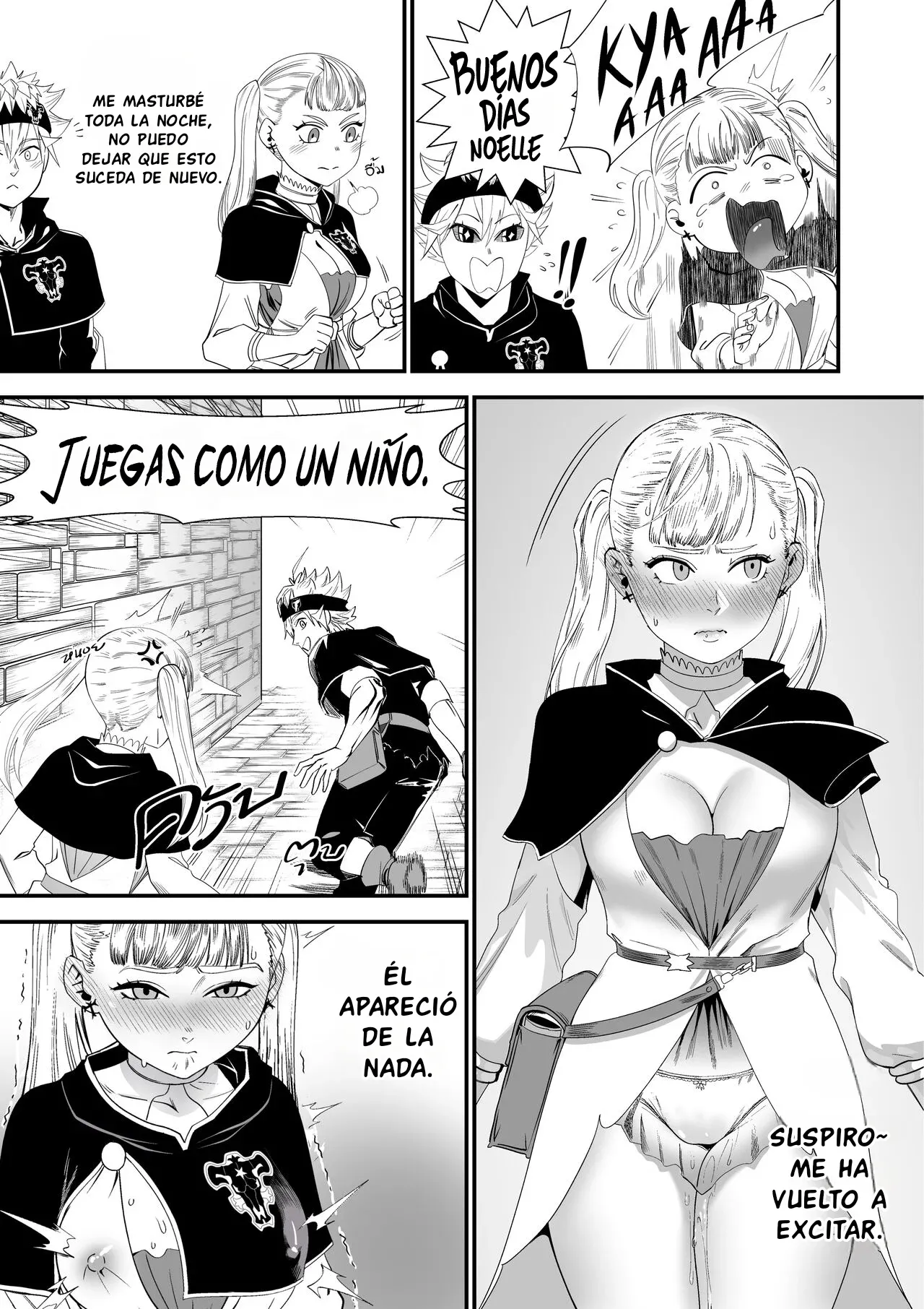 Black CLover Doujin | BLACK CLOVER ~Entrenando con Noelle~ page 5 full