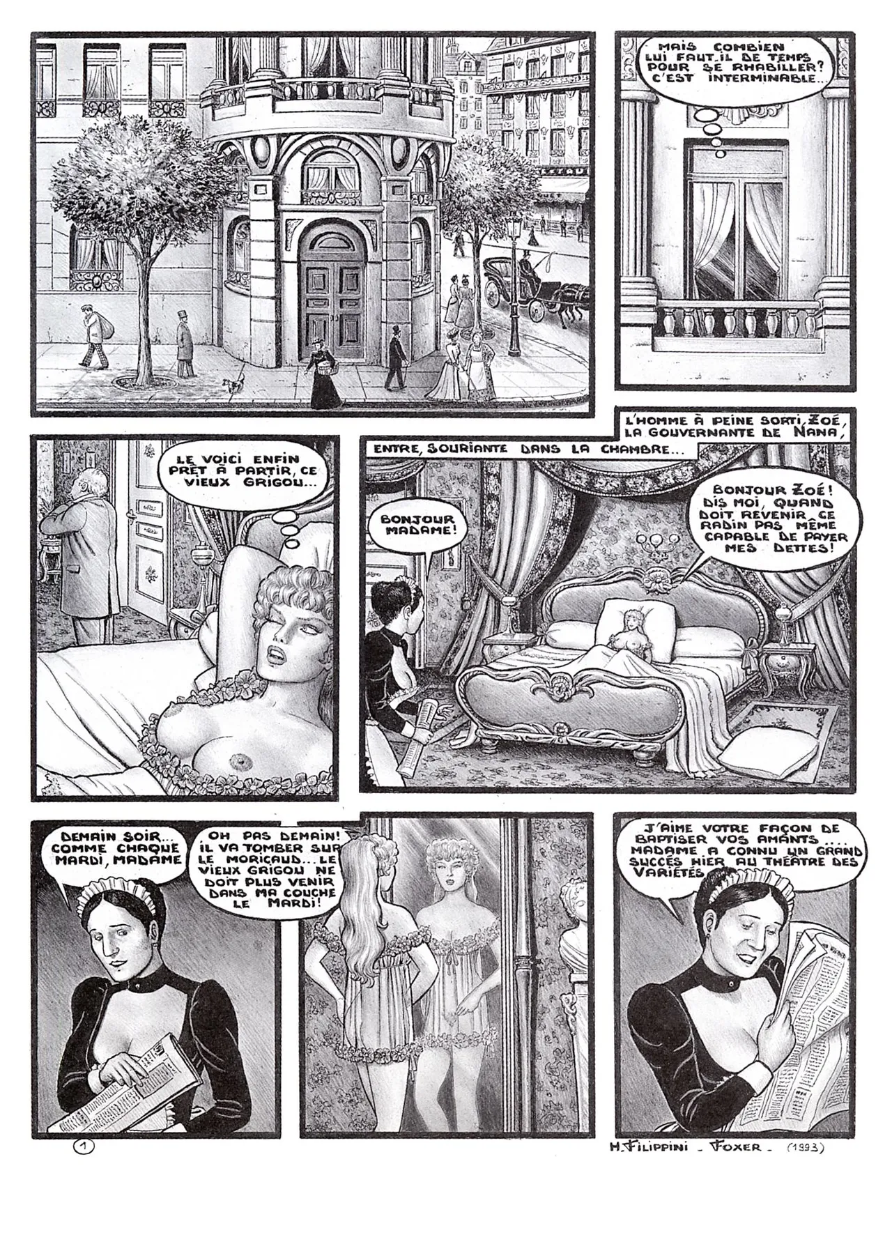 Foxer  &amp; Henri Fillipini &amp; Émile Zola - Nana page 2 full
