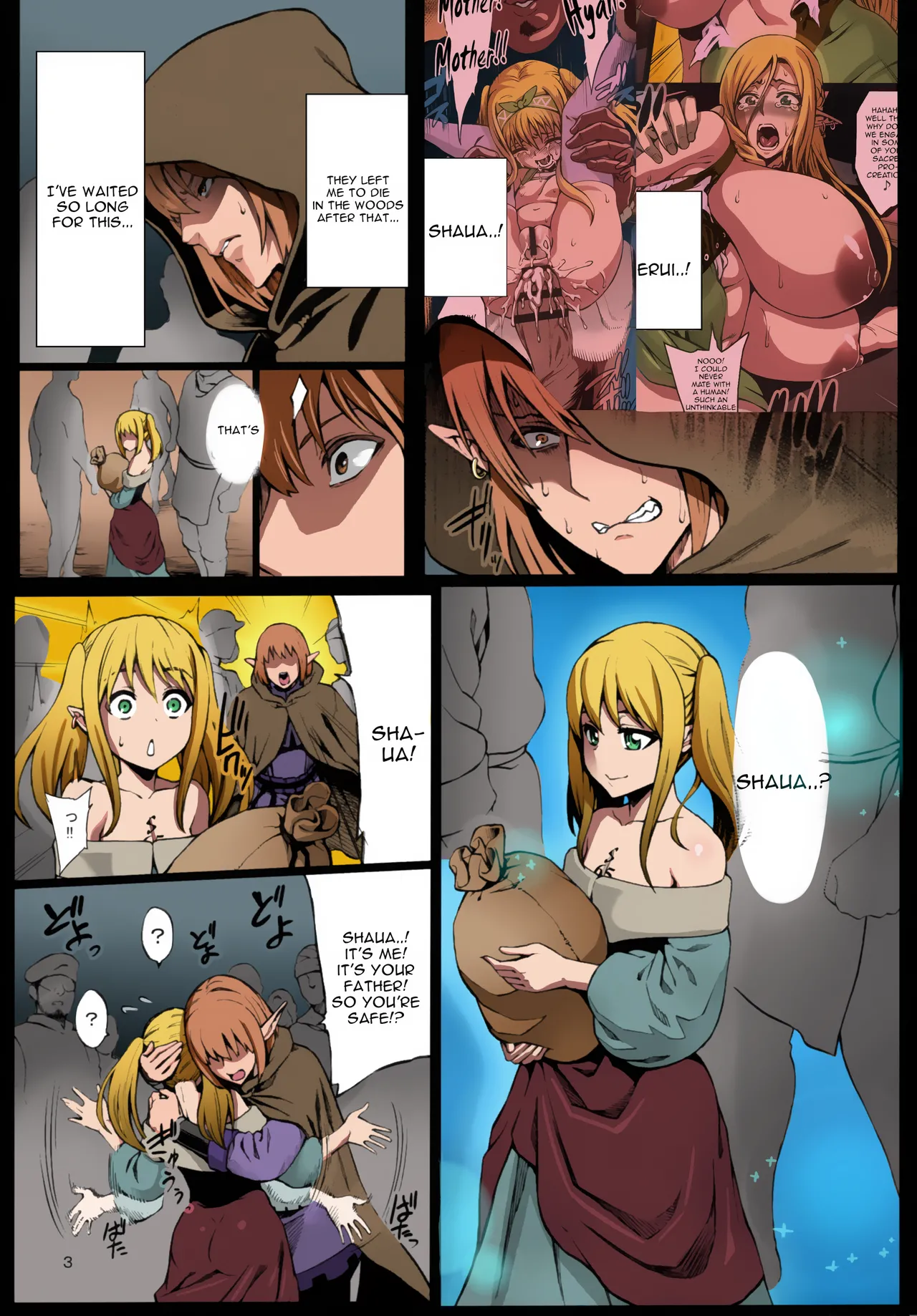 Houjou no Reizoku Elf 3 | Fertile Slave Elves 3 page 4 full
