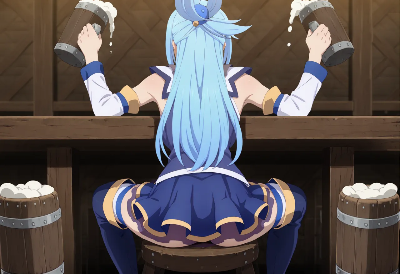 Aqua - KonoSuba  kraken ai generated page 1 full