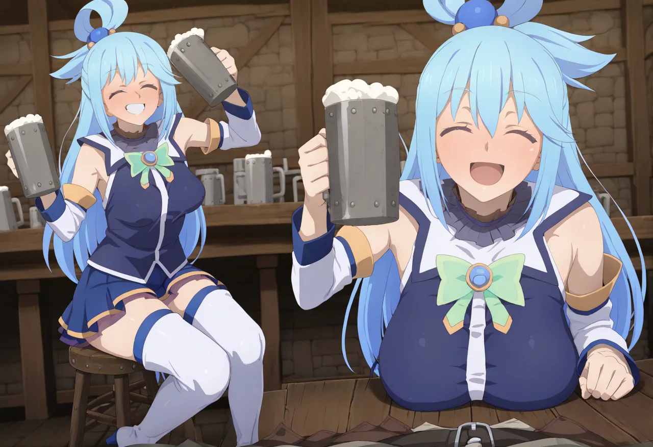 Aqua - KonoSuba  kraken ai generated page 4 full