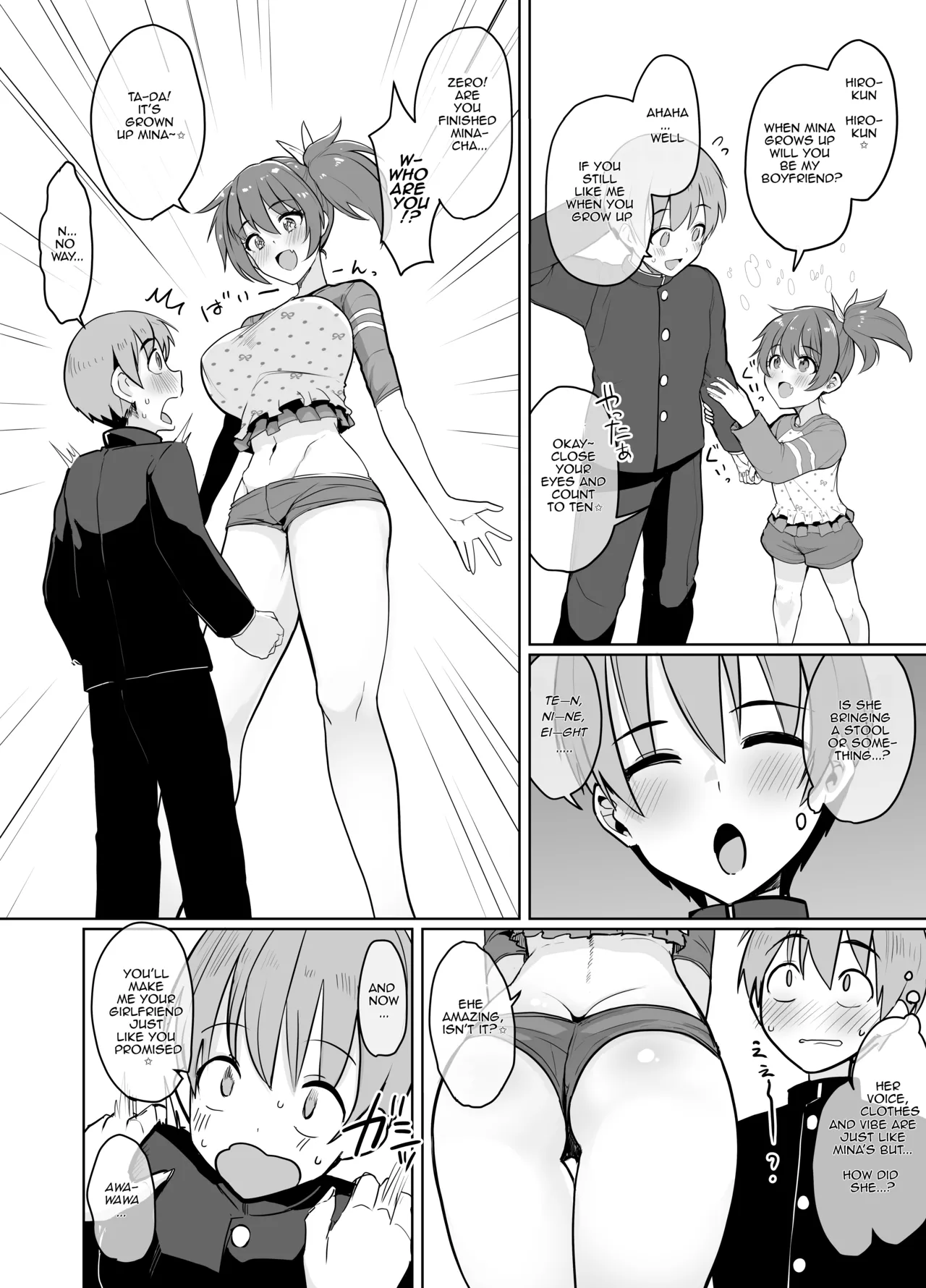 10-byou Kazoeru Aida ni Kyuuseichou Shita Onnanoko ni Koukishin no Omomuku Mama Shiboritorareru Manga page 1 full