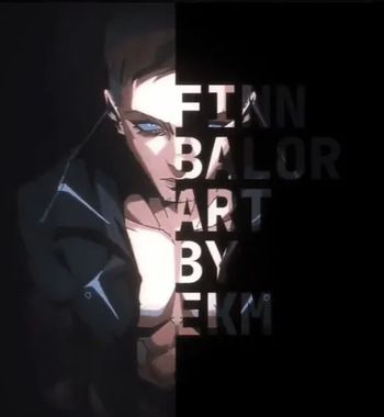 EKM FinnBalor focus and WWE cover
