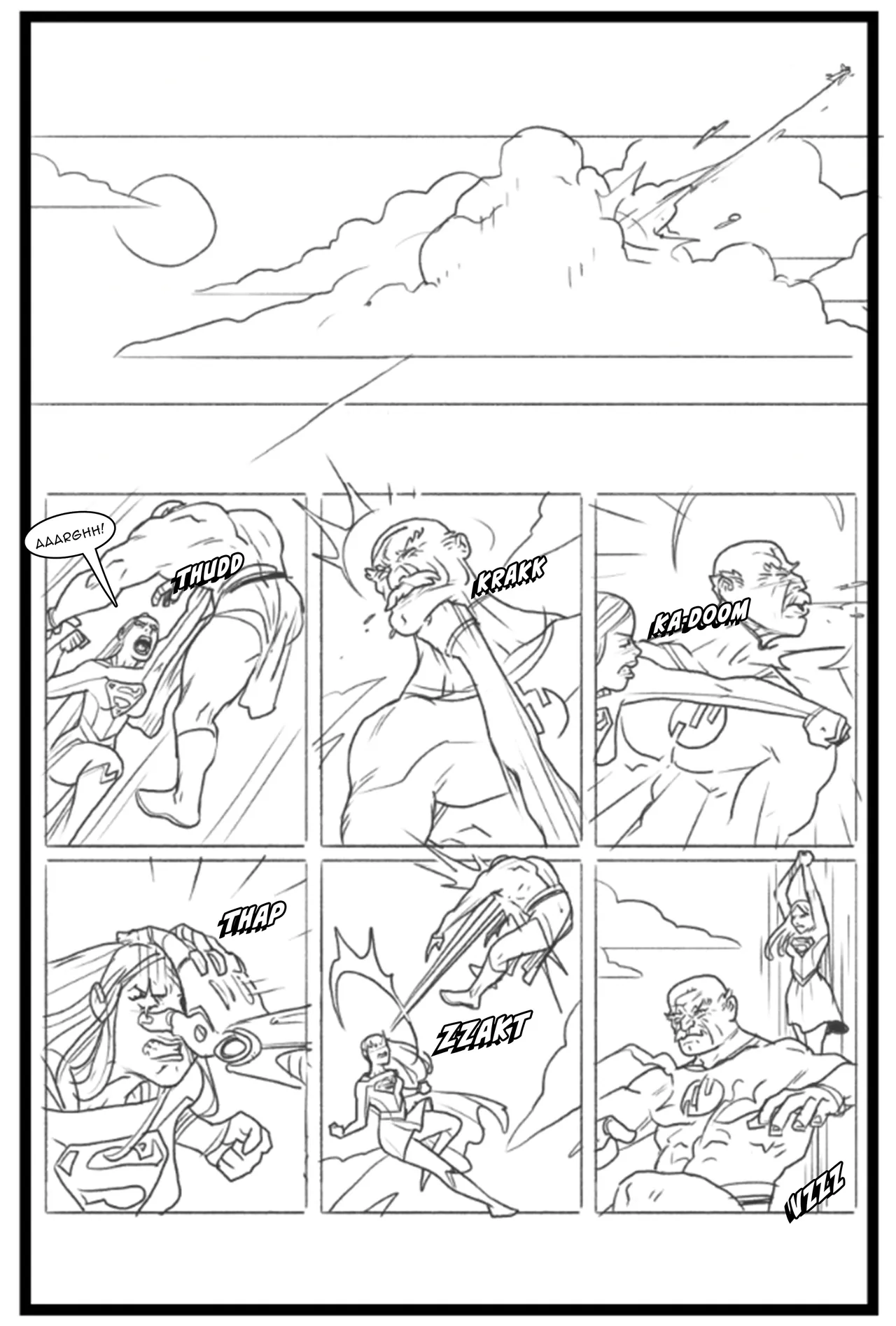 Supergirl vs Conquest page 7 full