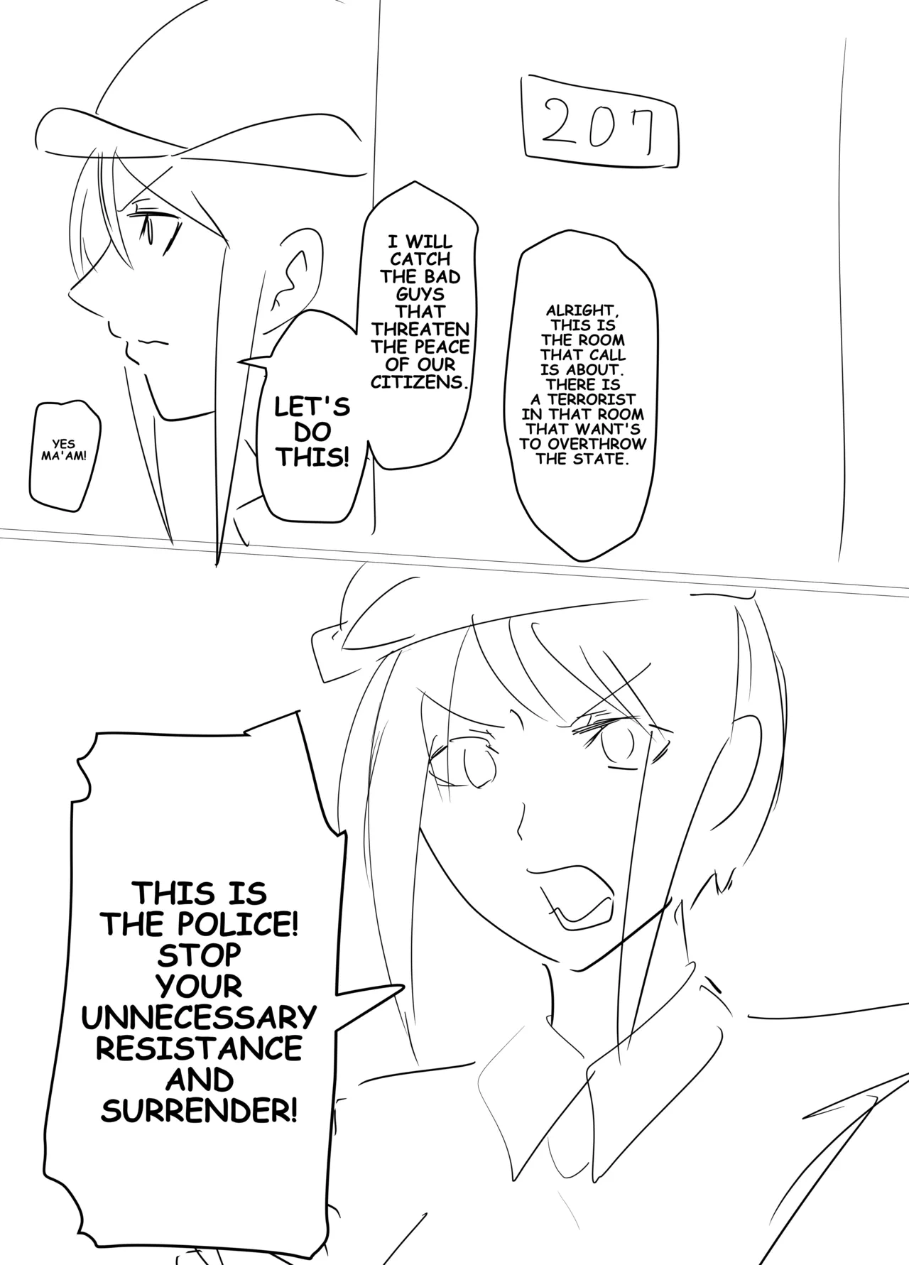 They Think That We're Terrorists!? page 5 full