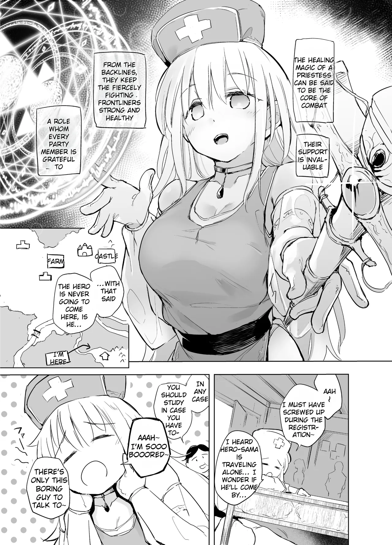 Yuusha Aaaa to Nakama-tachi Souryo to Shounin | Companions of the Hero 'Aaa' - Priestess and Merchant page 3 full