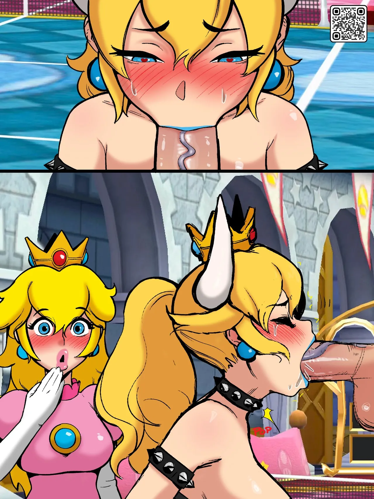 Candyseal / MadAbalone  and RisenHentaiDemon  P&amp;B BJ Competition page 3 full