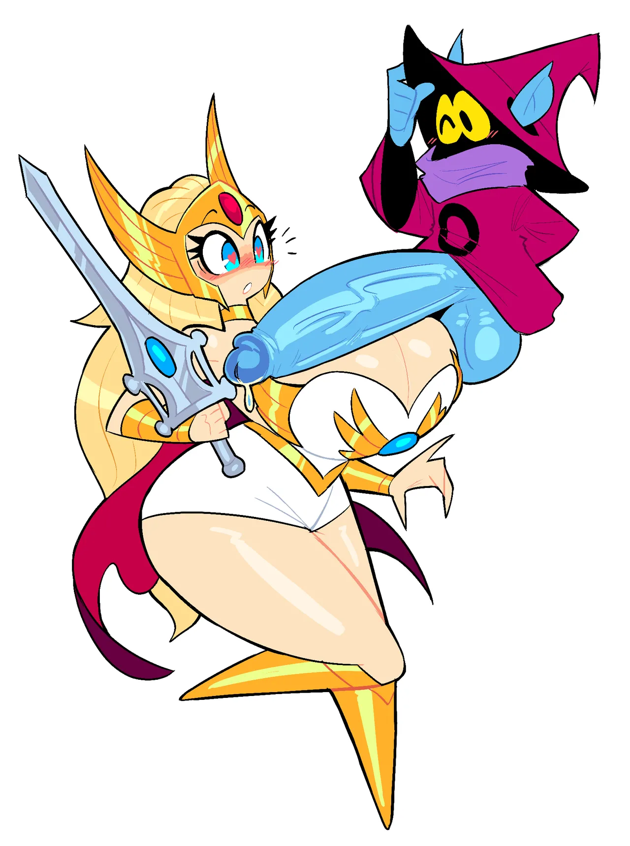 Orko shows She-ra his sword page 2 full