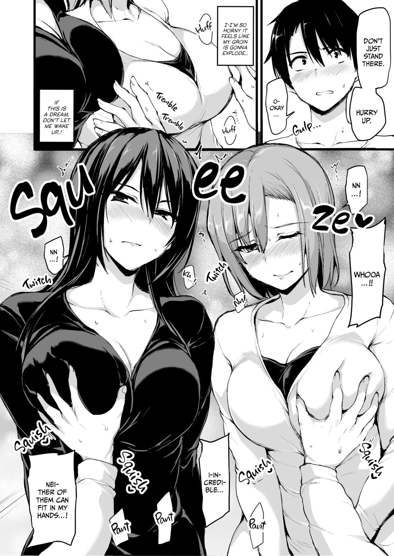 Kyonyuu Ga Futariinai To Bokkishinai Otto No Tame Ni Tomodachi O Tsuretekita Tsuma Chapter 1-3 page 9 full