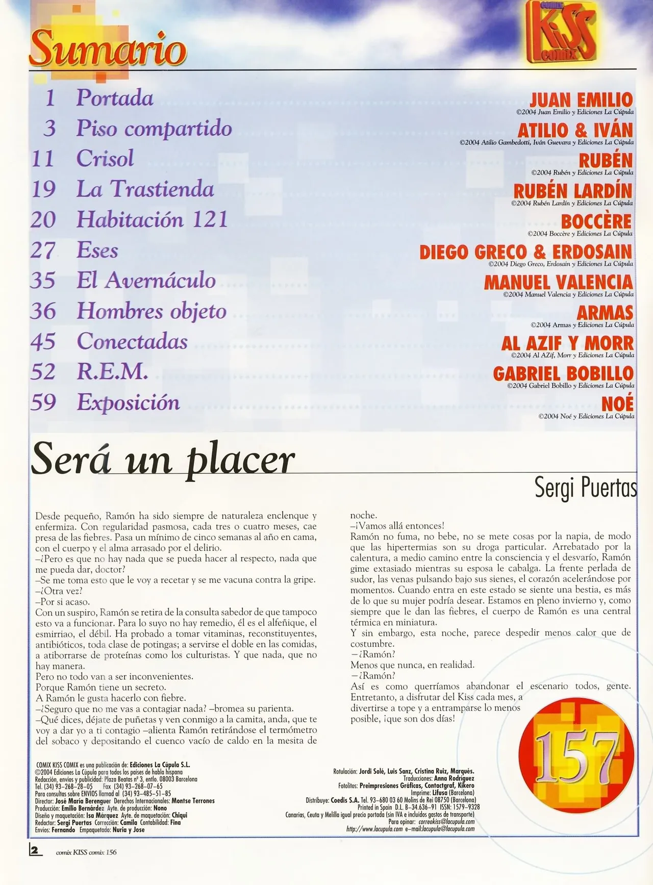 Kiss Comix #157 page 2 full