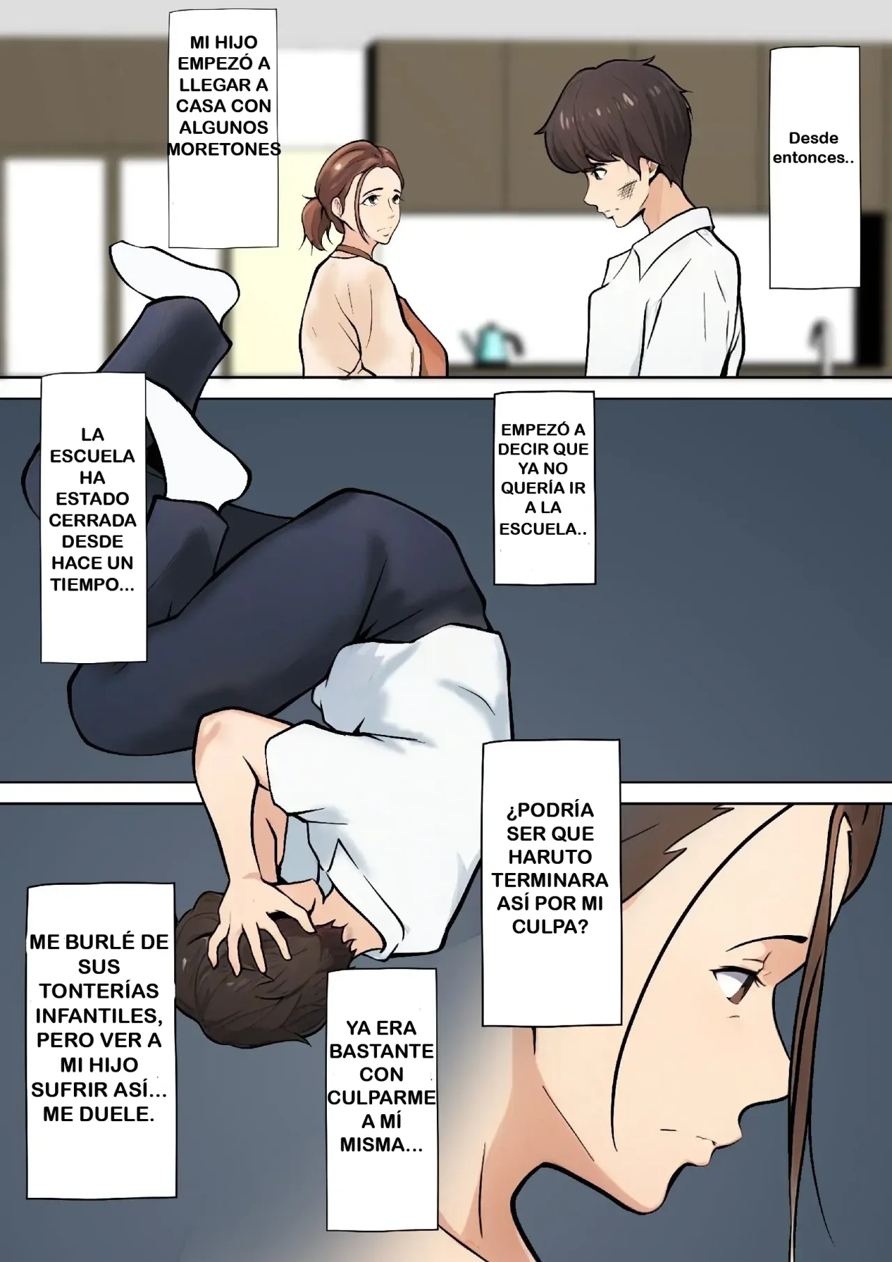 Musuko no Tomodachi to no Giji Renai｜Pseudo Romance con el Amigo de Mi Hijo page 10 full