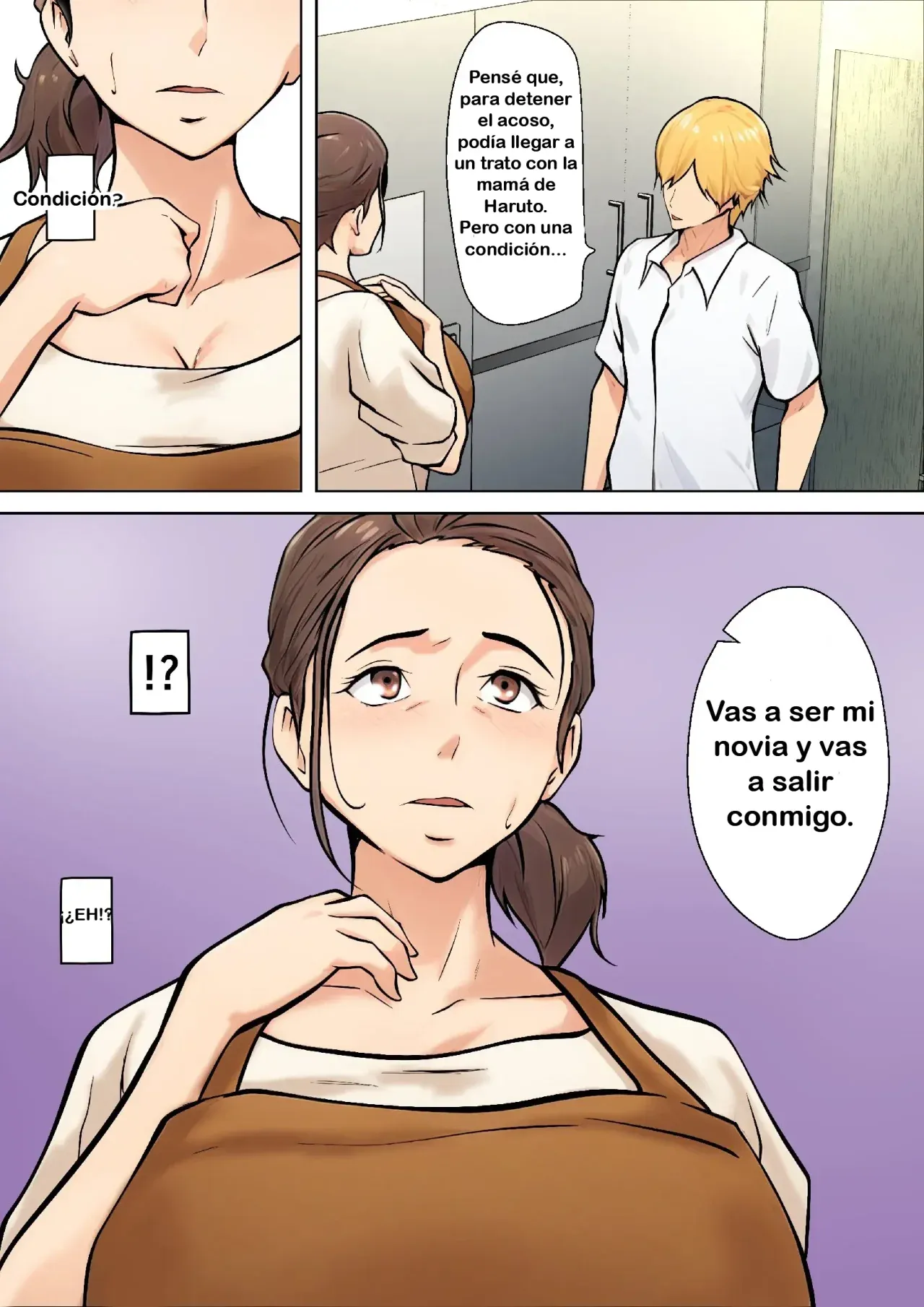 Musuko no Tomodachi to no Giji Renai｜Pseudo Romance con el Amigo de Mi Hijo page 8 full