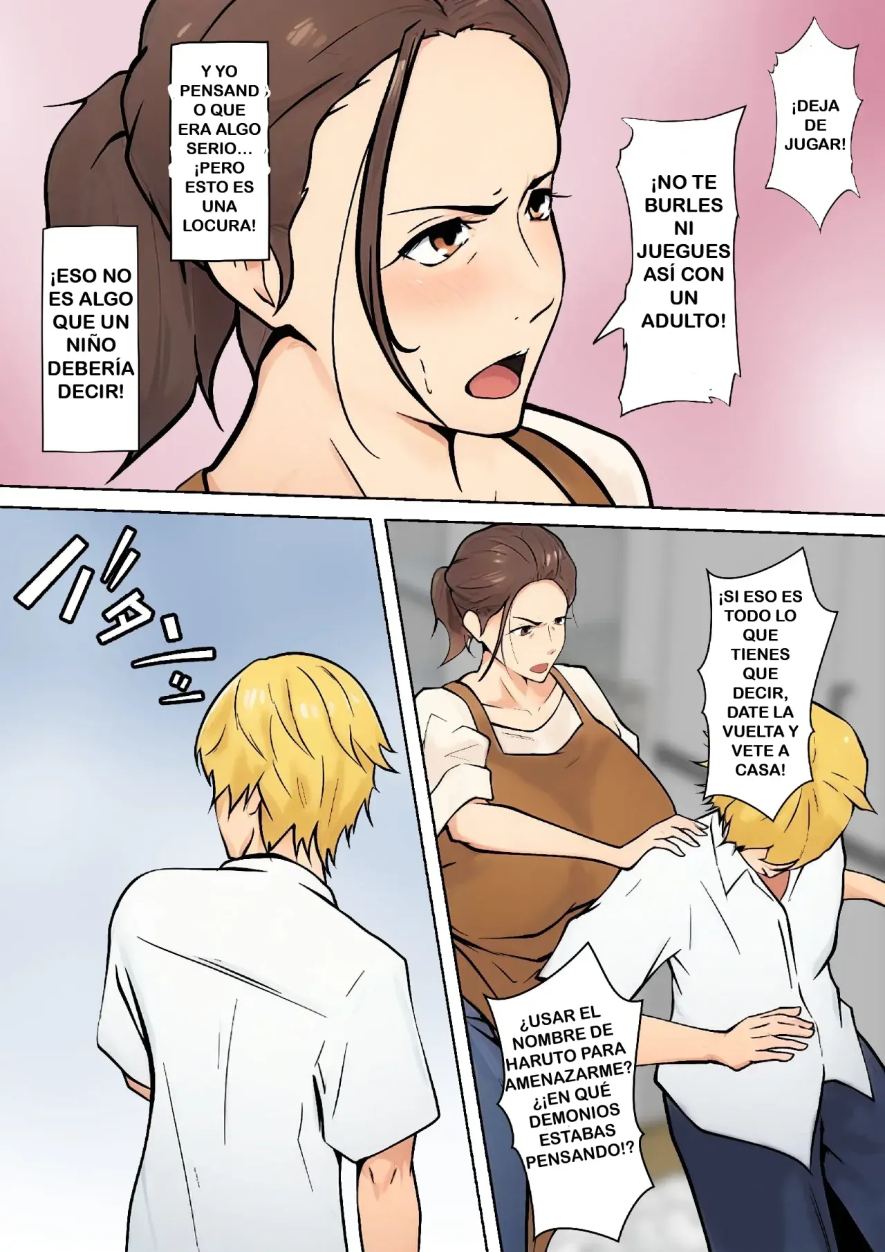 Musuko no Tomodachi to no Giji Renai｜Pseudo Romance con el Amigo de Mi Hijo page 9 full