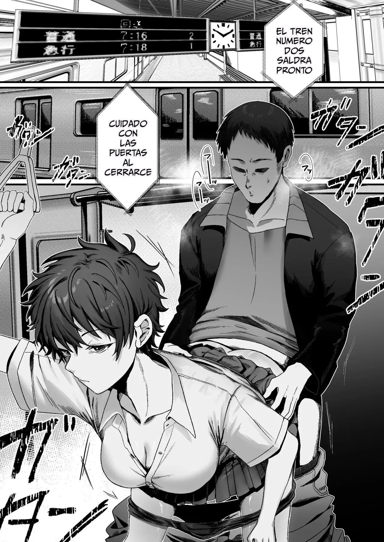 Boyish Joshi ni Densha de…｜Una chica Tomboy en el Tren page 1 full