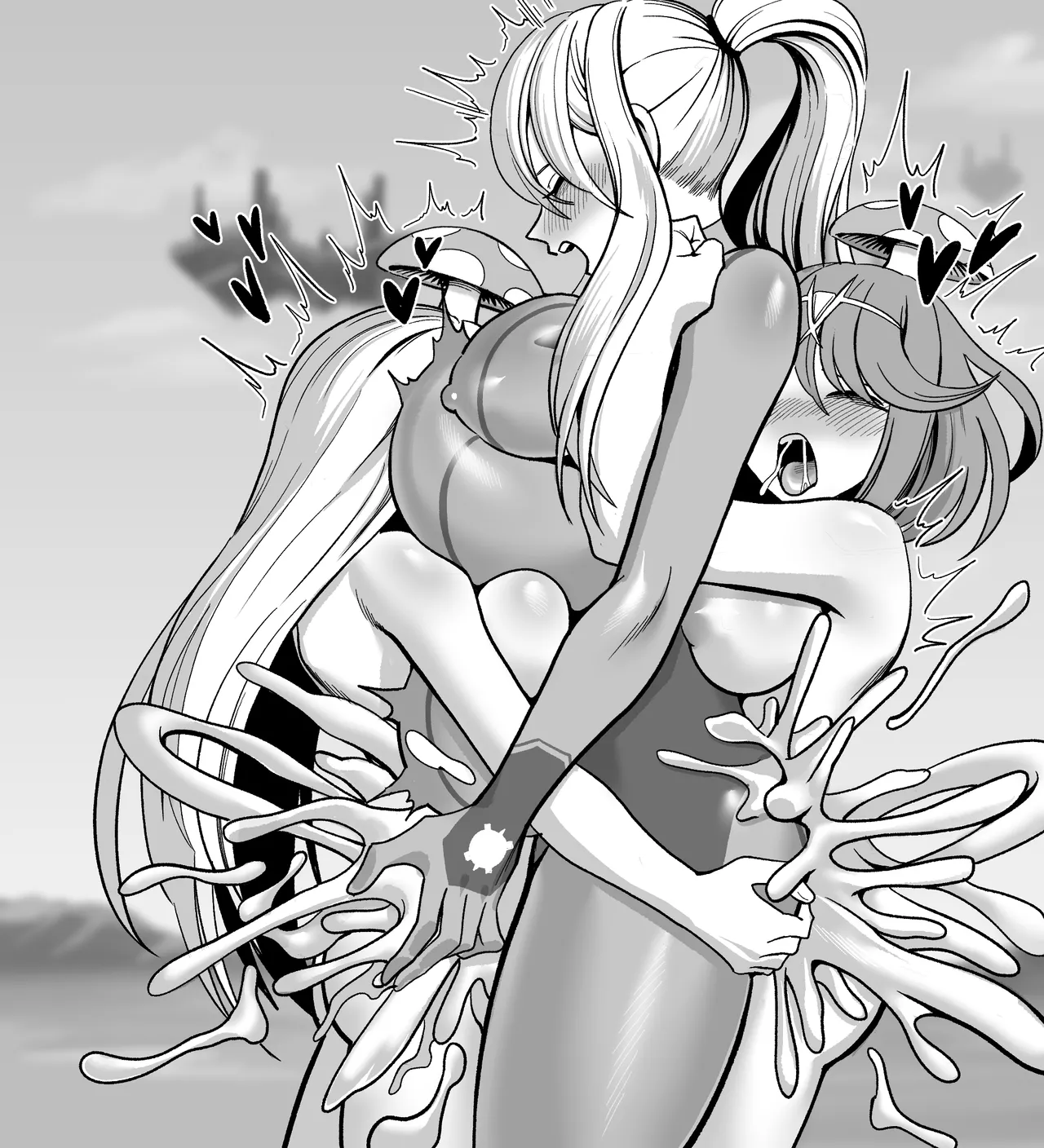 Pyra &amp; Mythra x Samus page 8 full