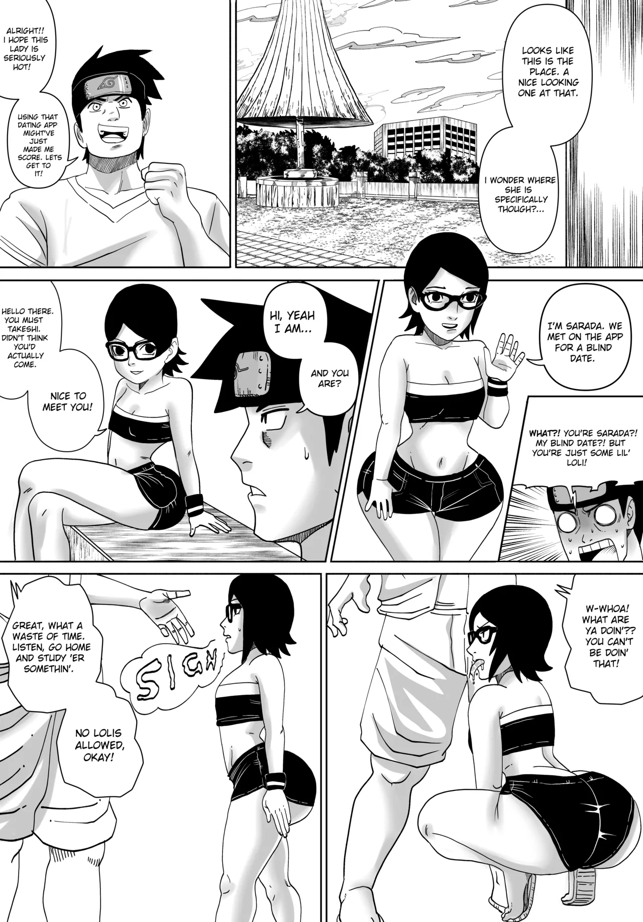 Sarada's Blind Date page 2 full