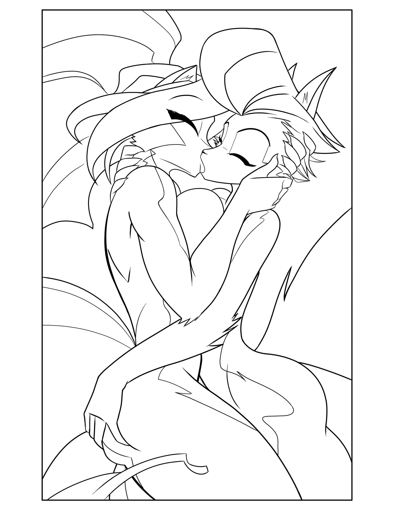 Chloe &amp; Persephone Art Progression page 5 full