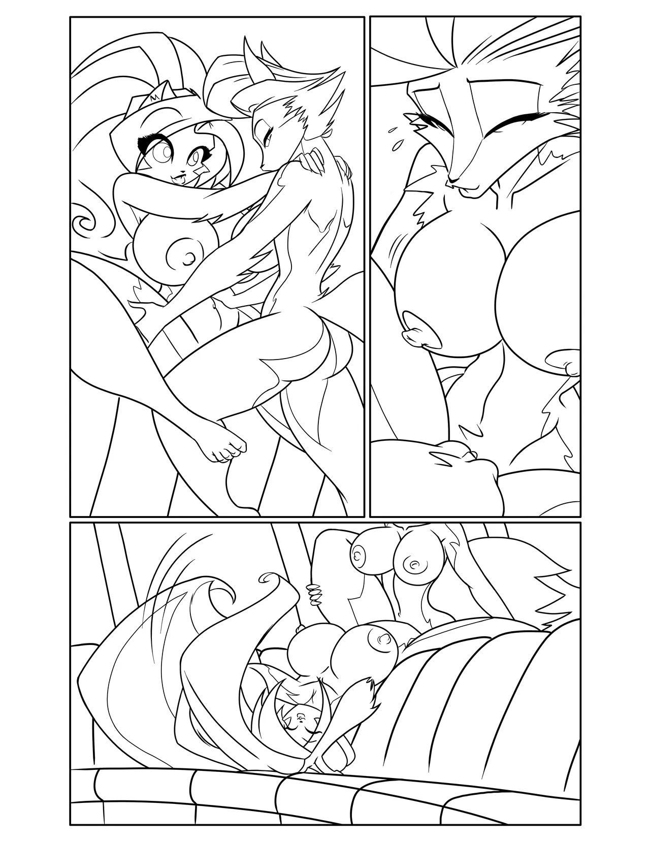 Chloe &amp; Persephone Art Progression page 7 full