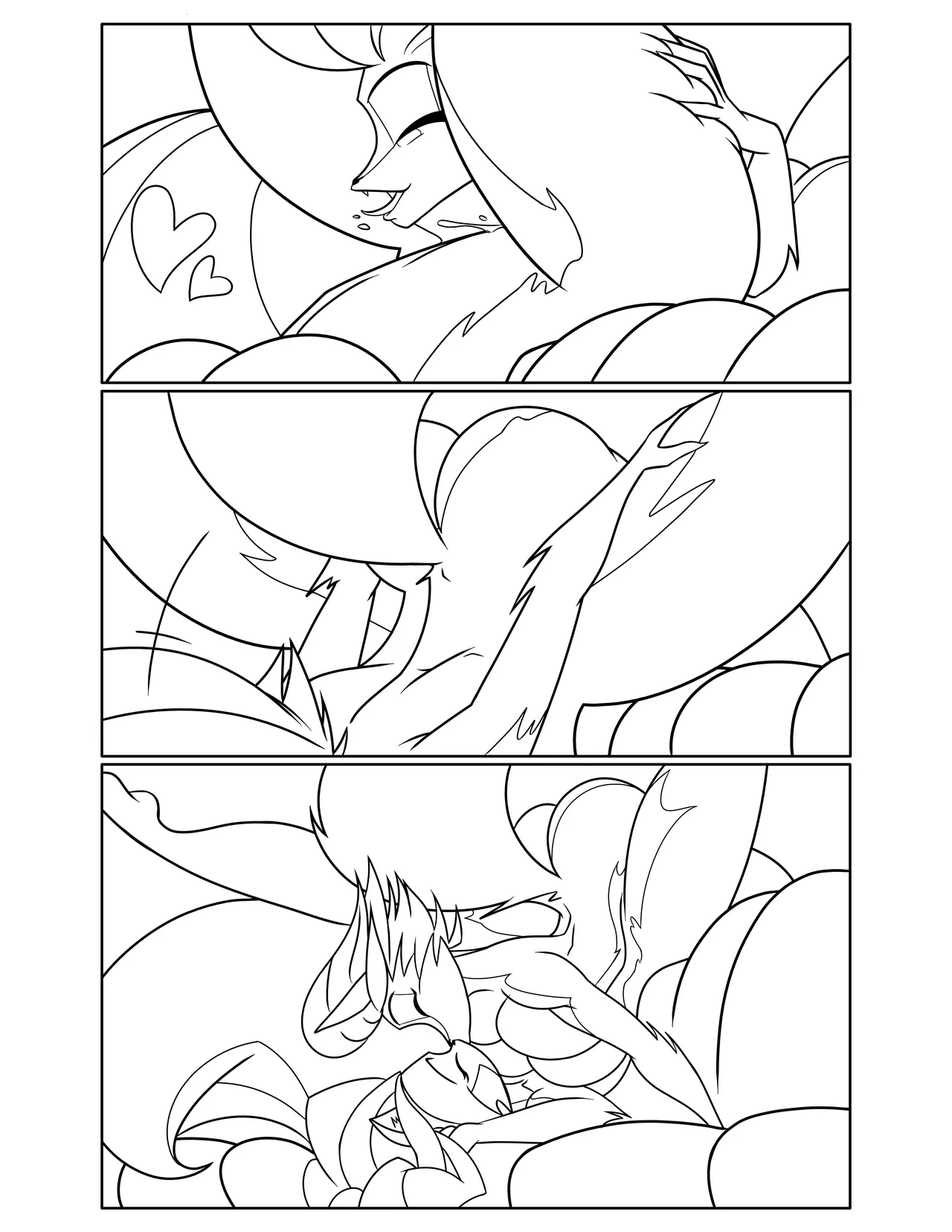 Chloe &amp; Persephone Art Progression page 9 full