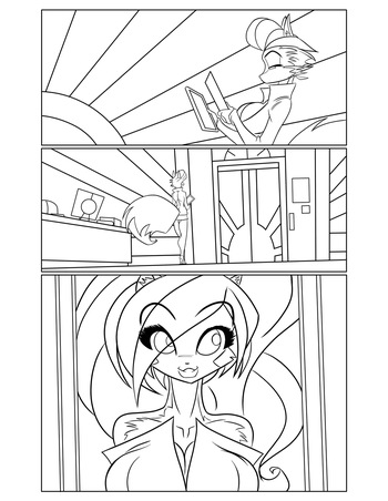 Chloe &amp; Persephone Art Progression cover