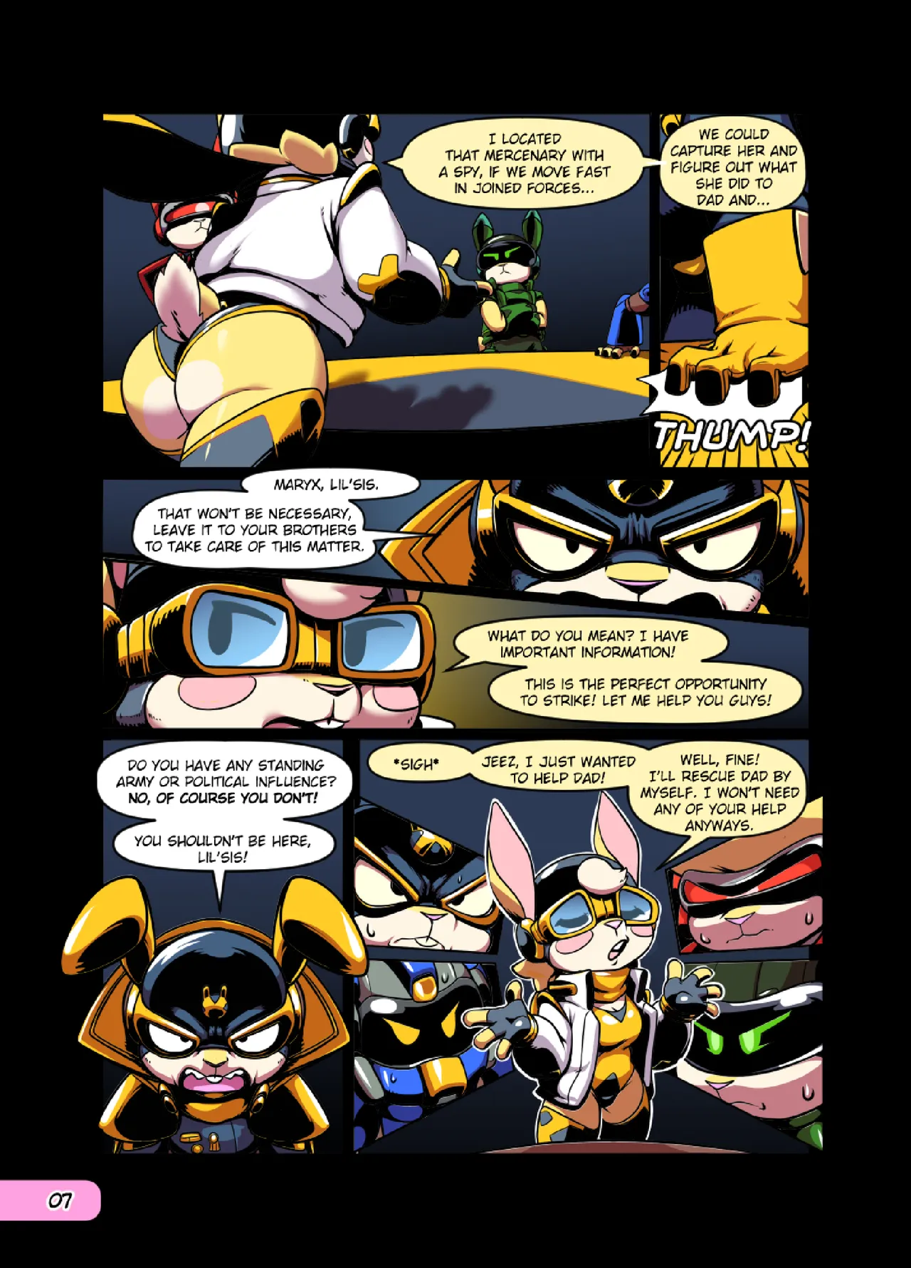 Ultra Rosa: Chapter 2 - Bun Trouble page 8 full