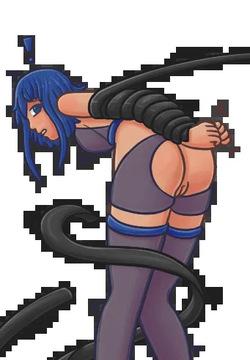 [Ankhrono] Mira Co Rescue - Medic Cybergirl Battle Sprites