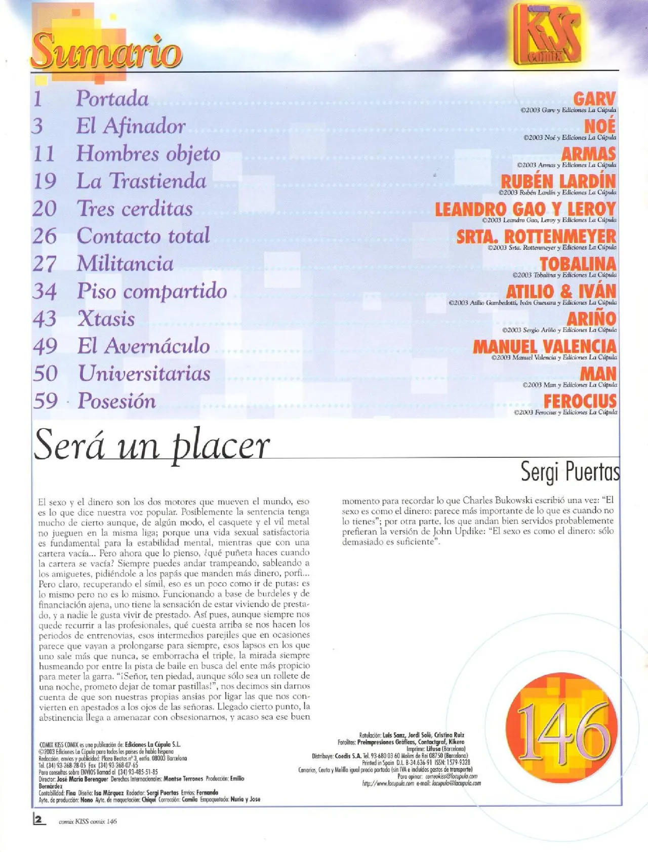 Kiss Comix #146 page 2 full