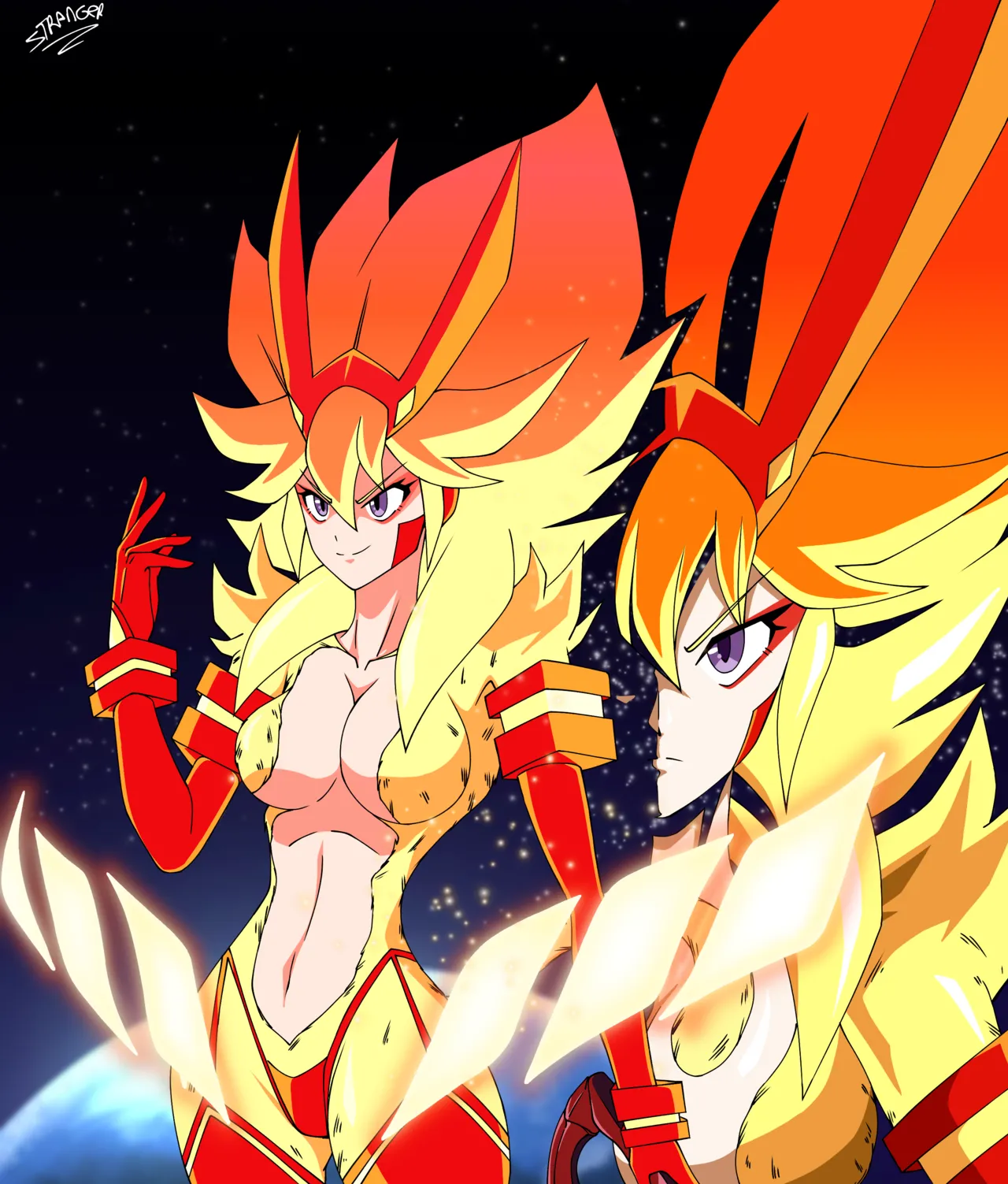 The ssj4 forms of Satsuki and Ryuko page 7 full