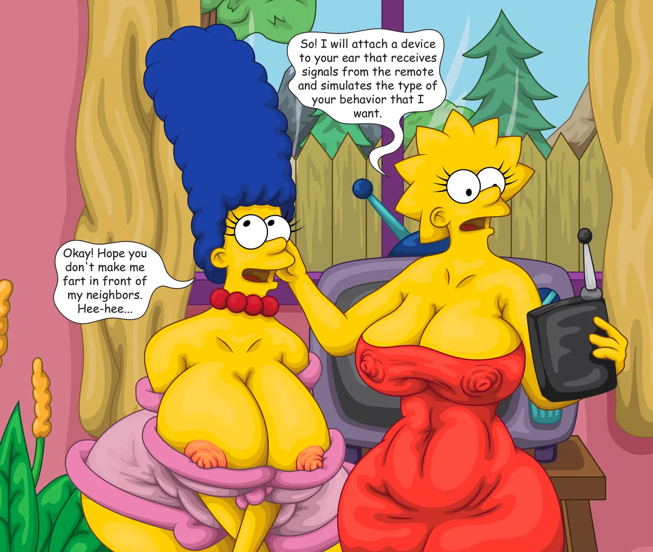 Marge and Lisa, Lisa Starts the Experiment, Lisa Helps Marge, Marge and Lisa's Adventure page 5 full