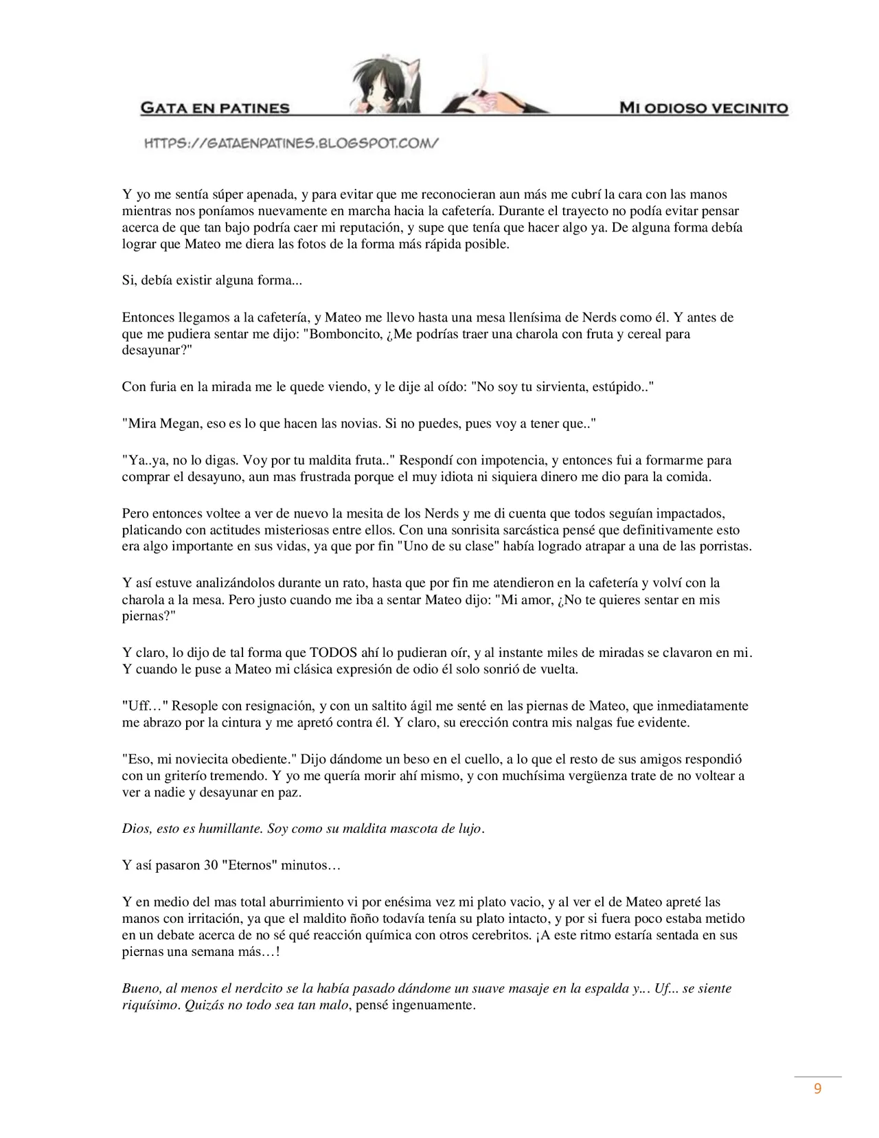 Novela: Mi Odioso Vecinito #1-10 page 10 full