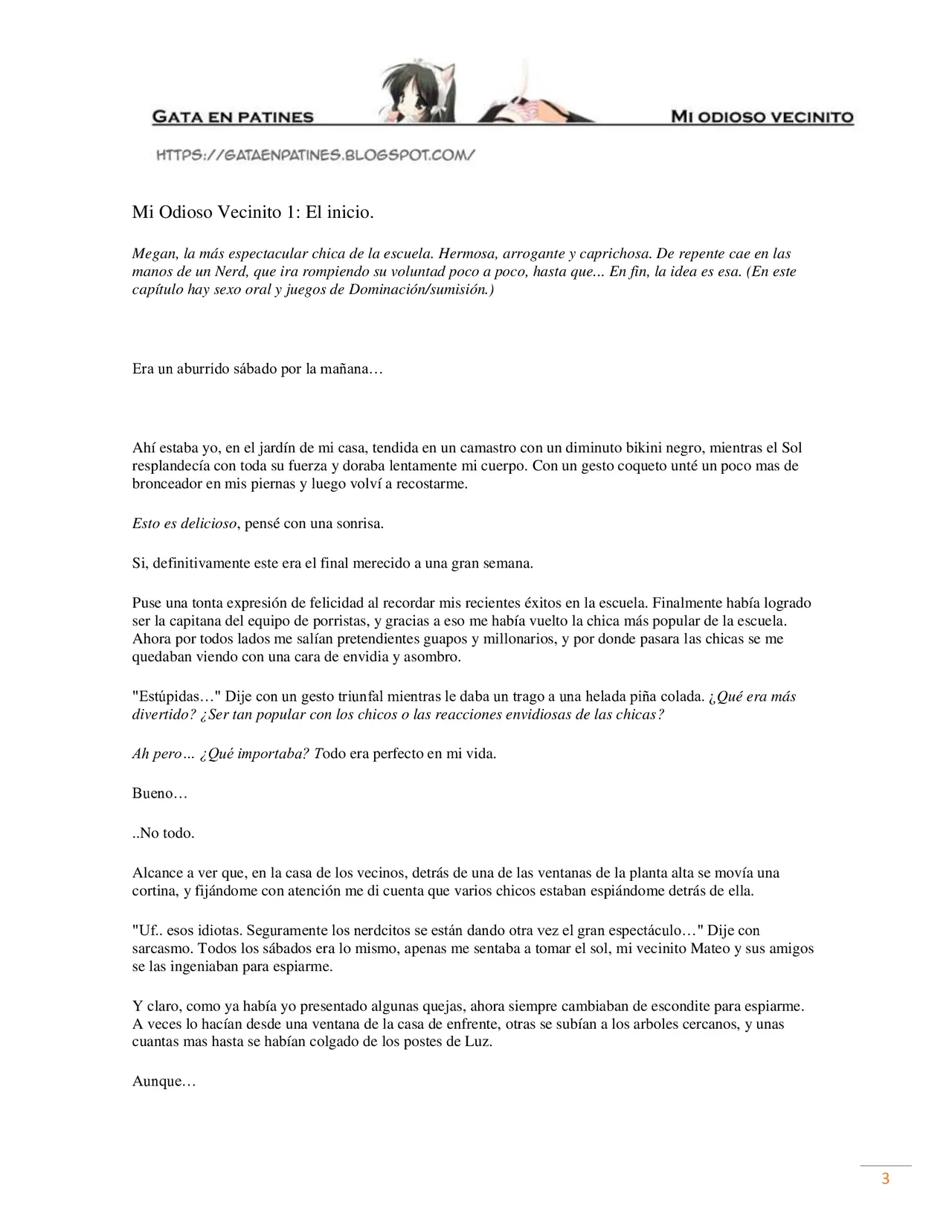 Novela: Mi Odioso Vecinito #1-10 page 4 full
