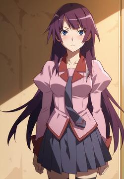[KusanagiArt] 战场原荡漾 | hitagi senjougahara [ai generated]