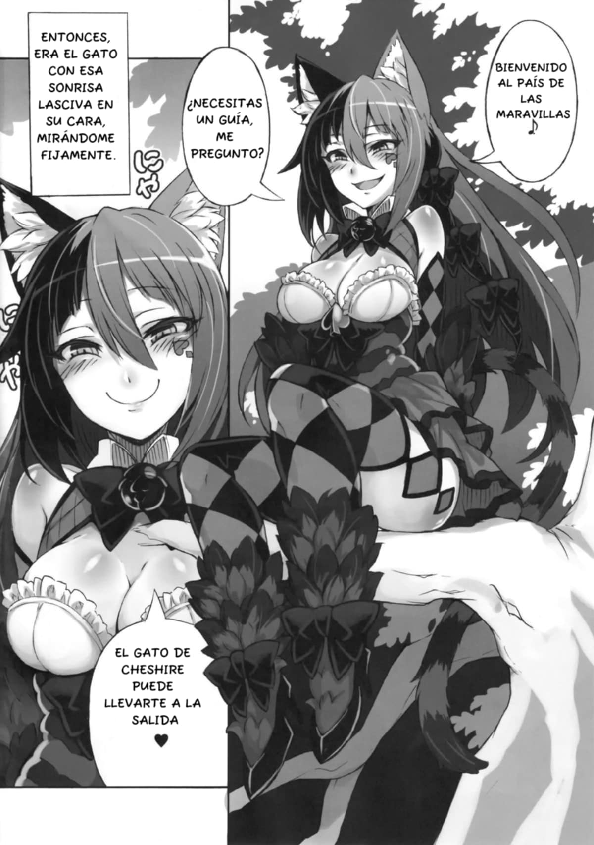 Mamono Musume Zukan Higai Houkoku ~Cheshire Neko no Oidemase Fushigi no Kuni~ | Monstergirl Encyclopedia Damage Report ~Cheshire's Welcome to Wonderland~ page 3 full