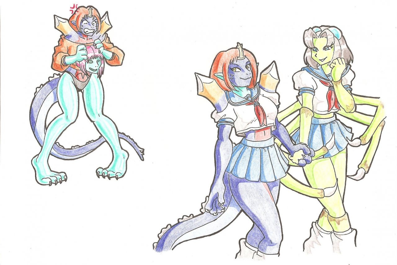 Kaiju Girls - Crystal as Gina page 5 full