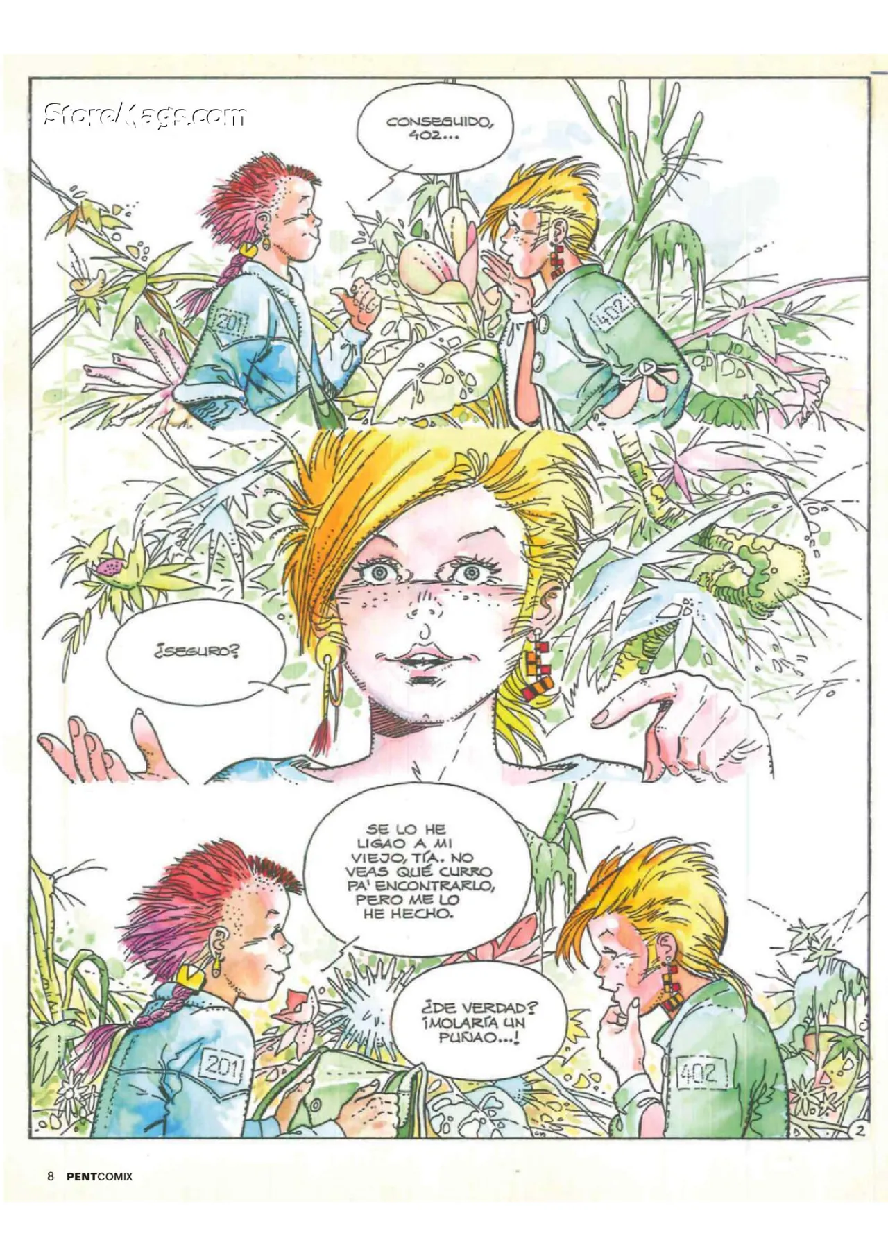 Penthouse Comix #107 page 8 full