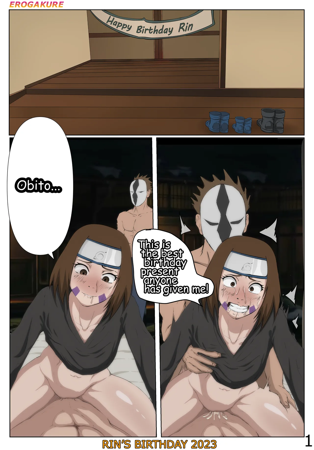 Rin's Birthday Comic 2023  by Erogakure page 1 full