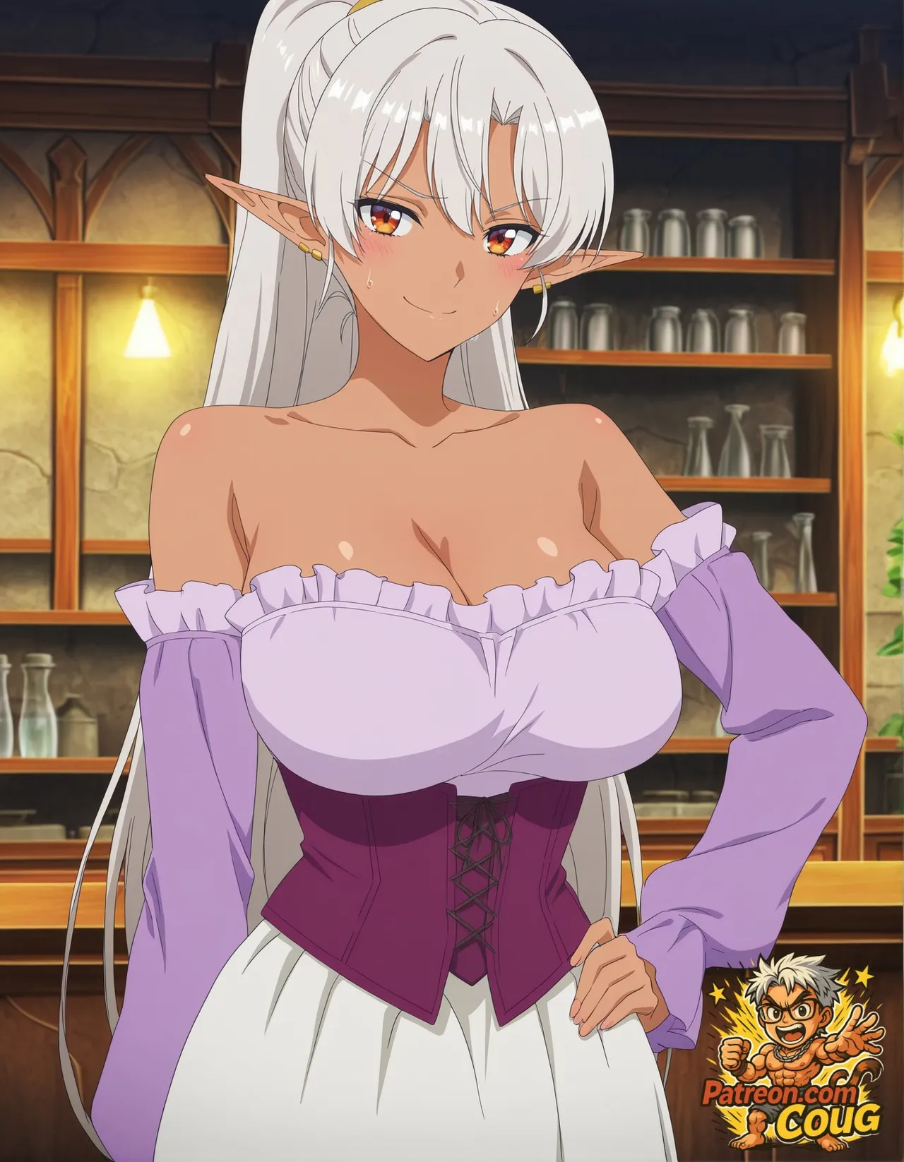 Silk Amberwood hentai | Dungeon Students parodie page 1 full
