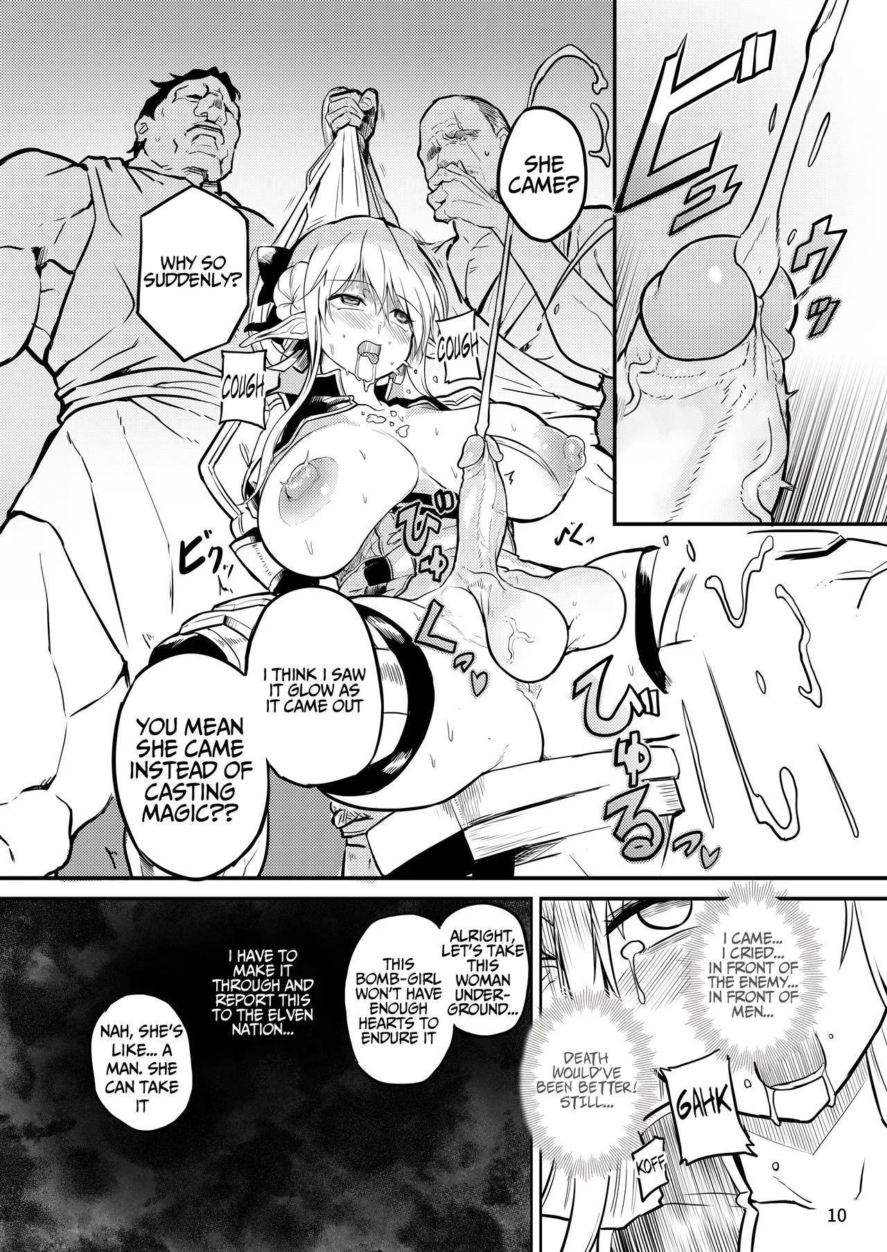 Futanari Elf Onna Kishi Verina Ryojoku Sakusei Kangoku page 10 full
