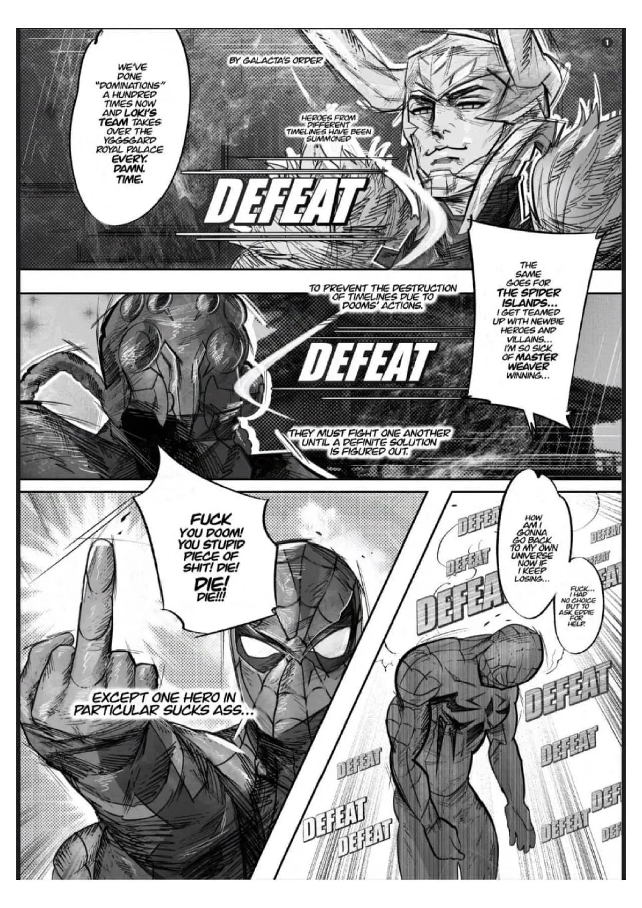 Artist: BARAyot - Venom`s Smashing Spree page 2 full