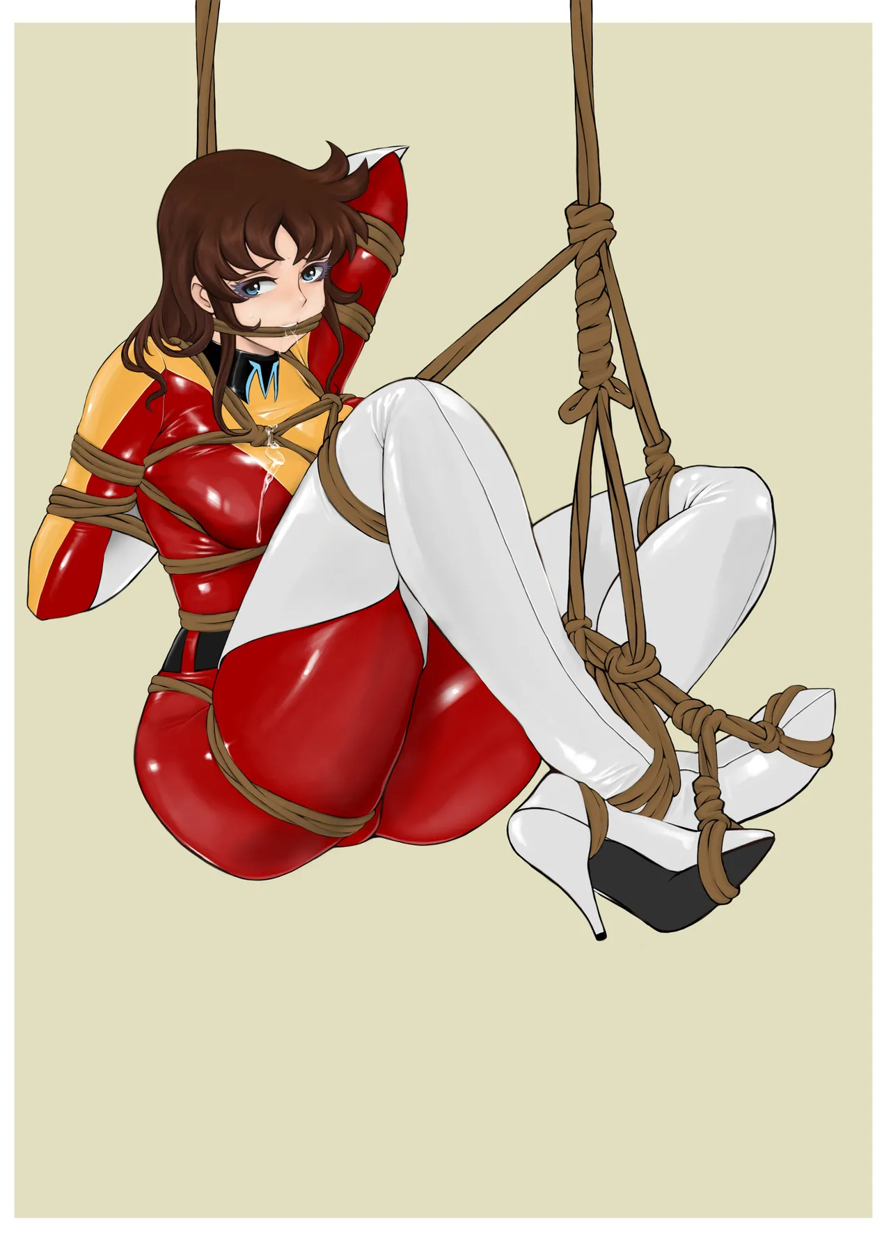 Showa-style Tight Suit Super Bondage Wars Revised page 7 full