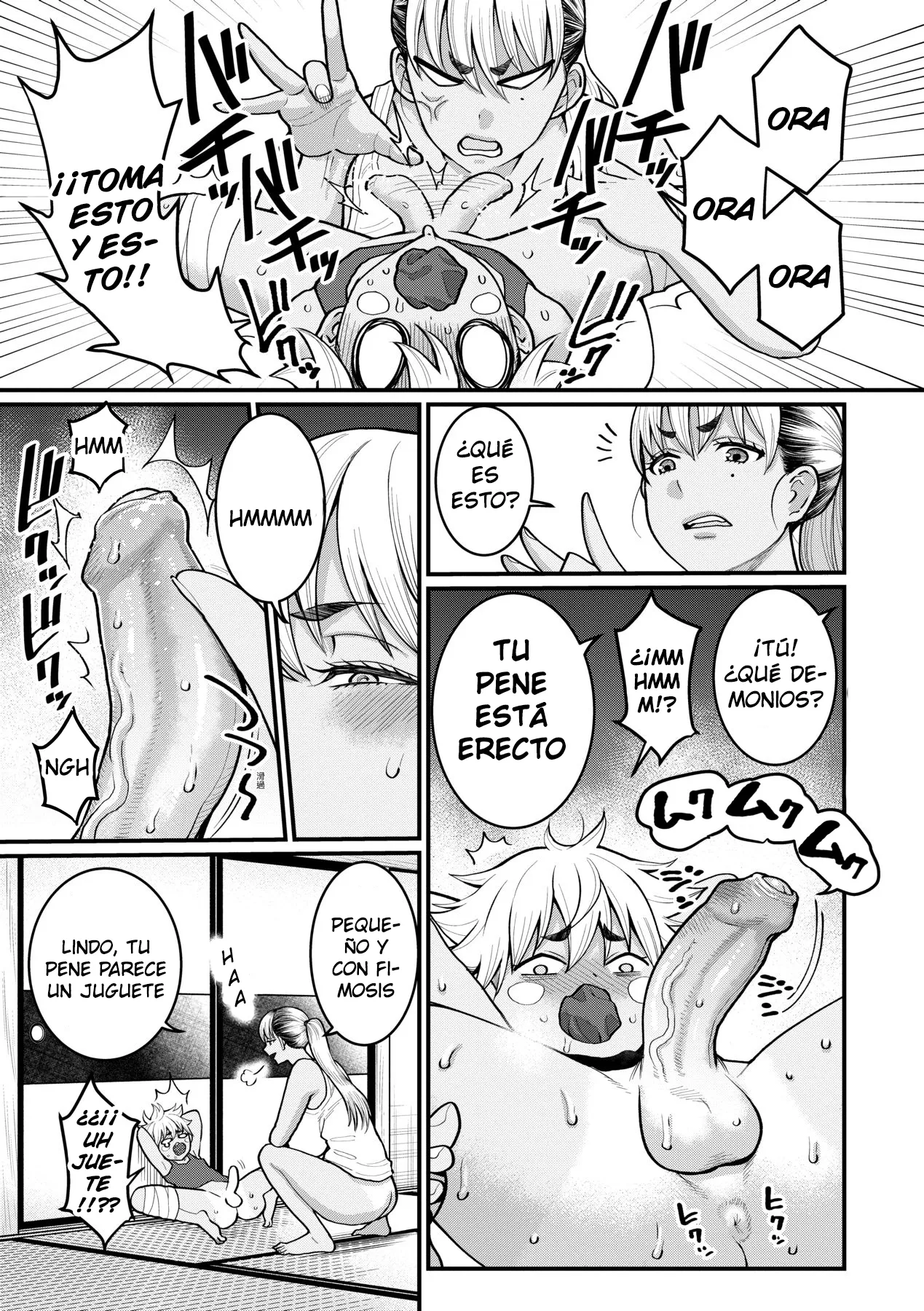 Oni Zeme! Goumou Moto Yan Do-S Mama no Itazura Musuko Choukyou | ¡Tortura demoníaca! Una madre sádica, velluda y ex delincuente juvenil entrena a su hijo travieso page 7 full