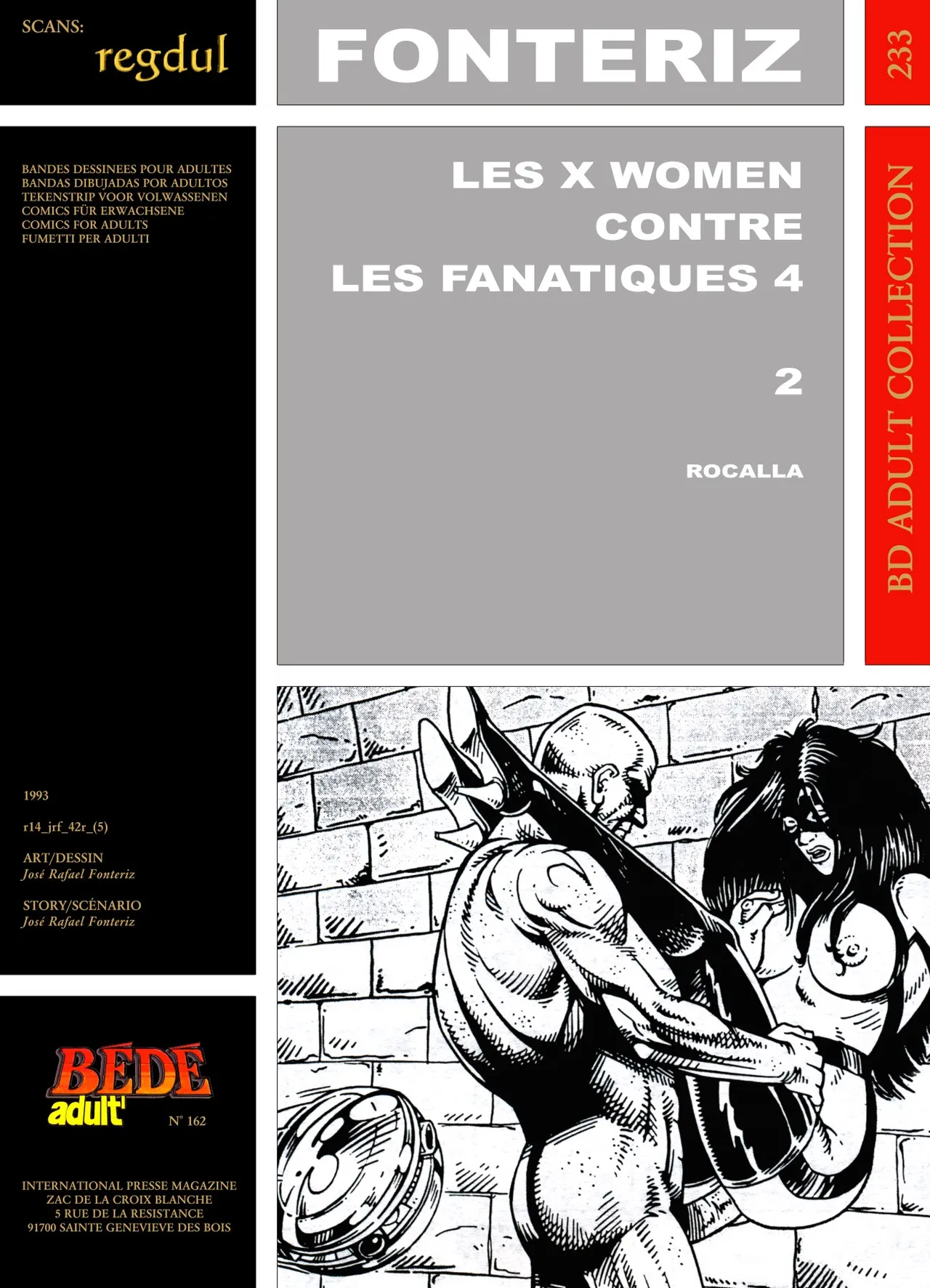 José Rafael Fonteriz - Les Xwomen contre Les 4 Fantastiques #2 : Rocalla page 1 full